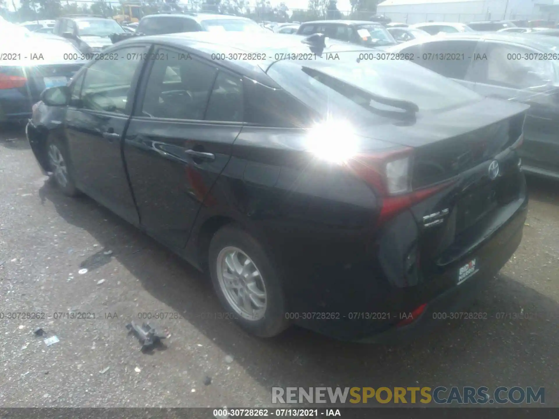 3 Photograph of a damaged car JTDL9RFU9K3000789 TOYOTA PRIUS 2019