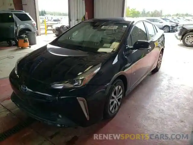 2 Photograph of a damaged car JTDL9RFU9K3001747 TOYOTA PRIUS 2019