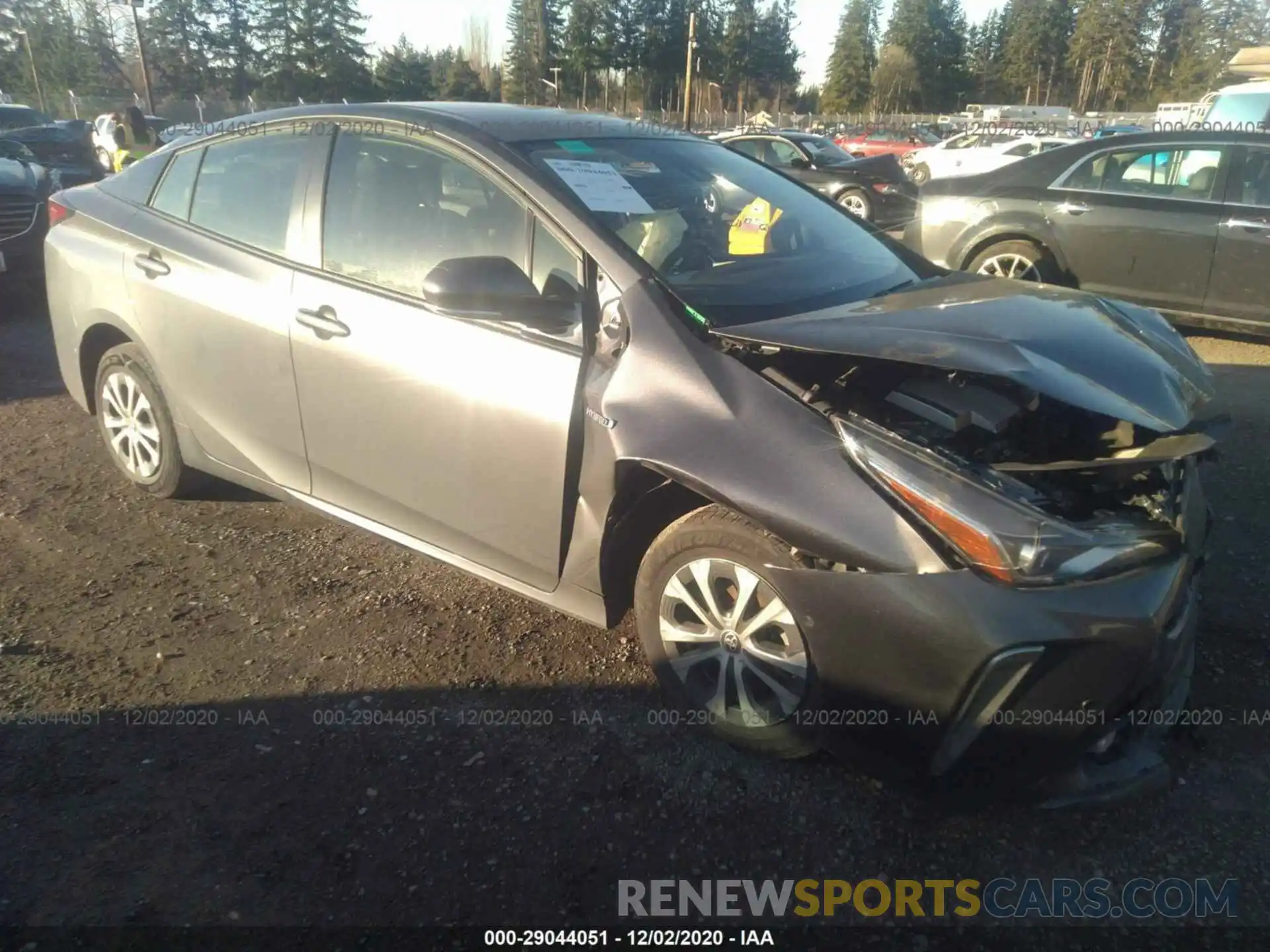 1 Photograph of a damaged car JTDL9RFU9K3002252 TOYOTA PRIUS 2019