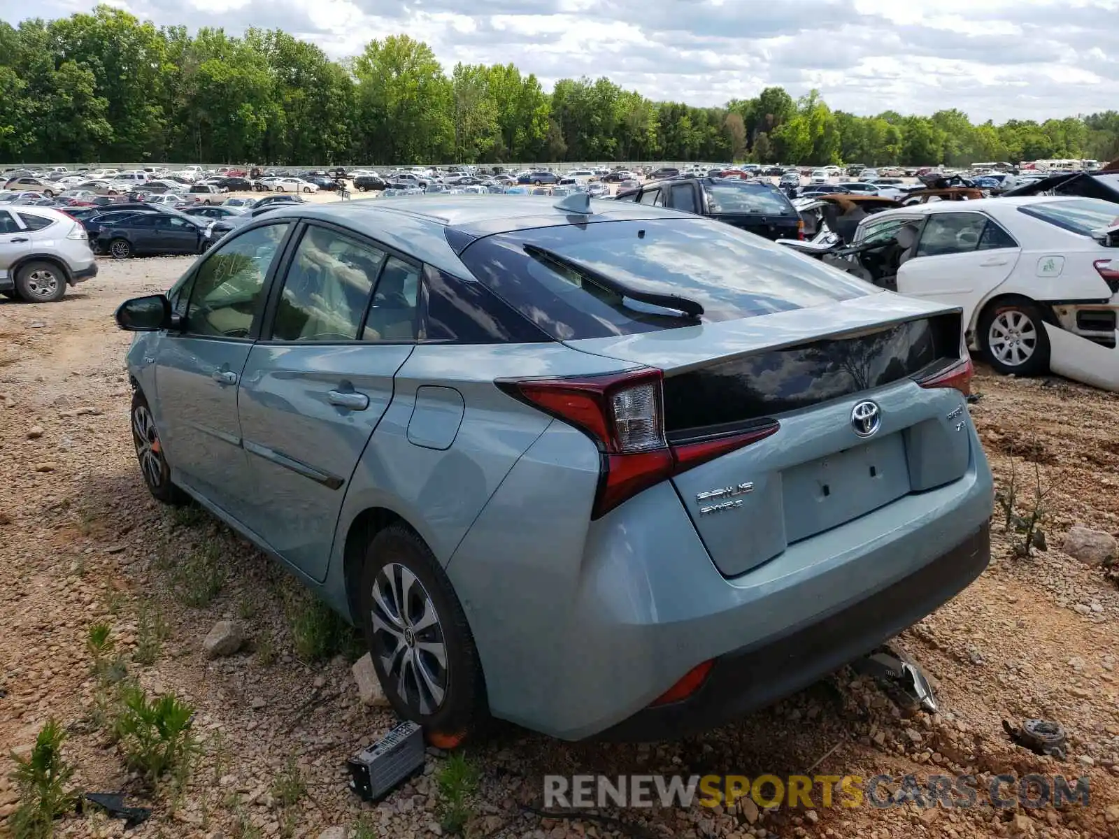 3 Photograph of a damaged car JTDL9RFU9K3003692 TOYOTA PRIUS 2019