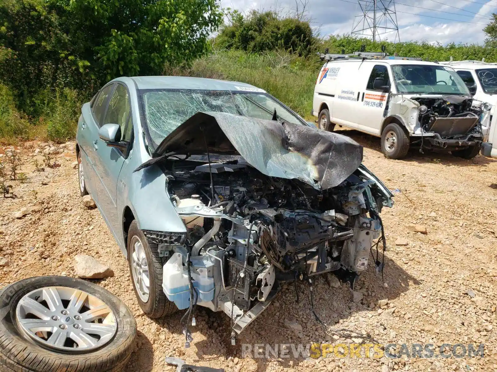 9 Photograph of a damaged car JTDL9RFU9K3003692 TOYOTA PRIUS 2019