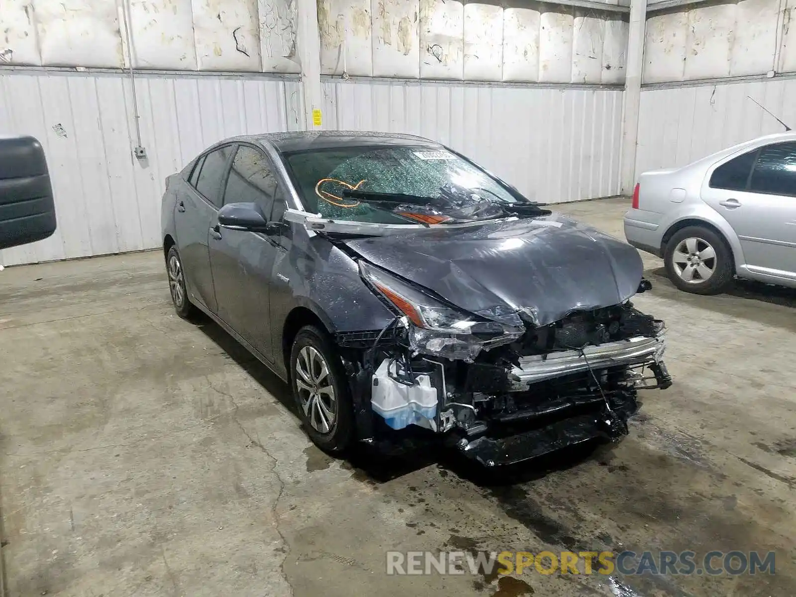 1 Photograph of a damaged car JTDL9RFU9K3004082 TOYOTA PRIUS 2019