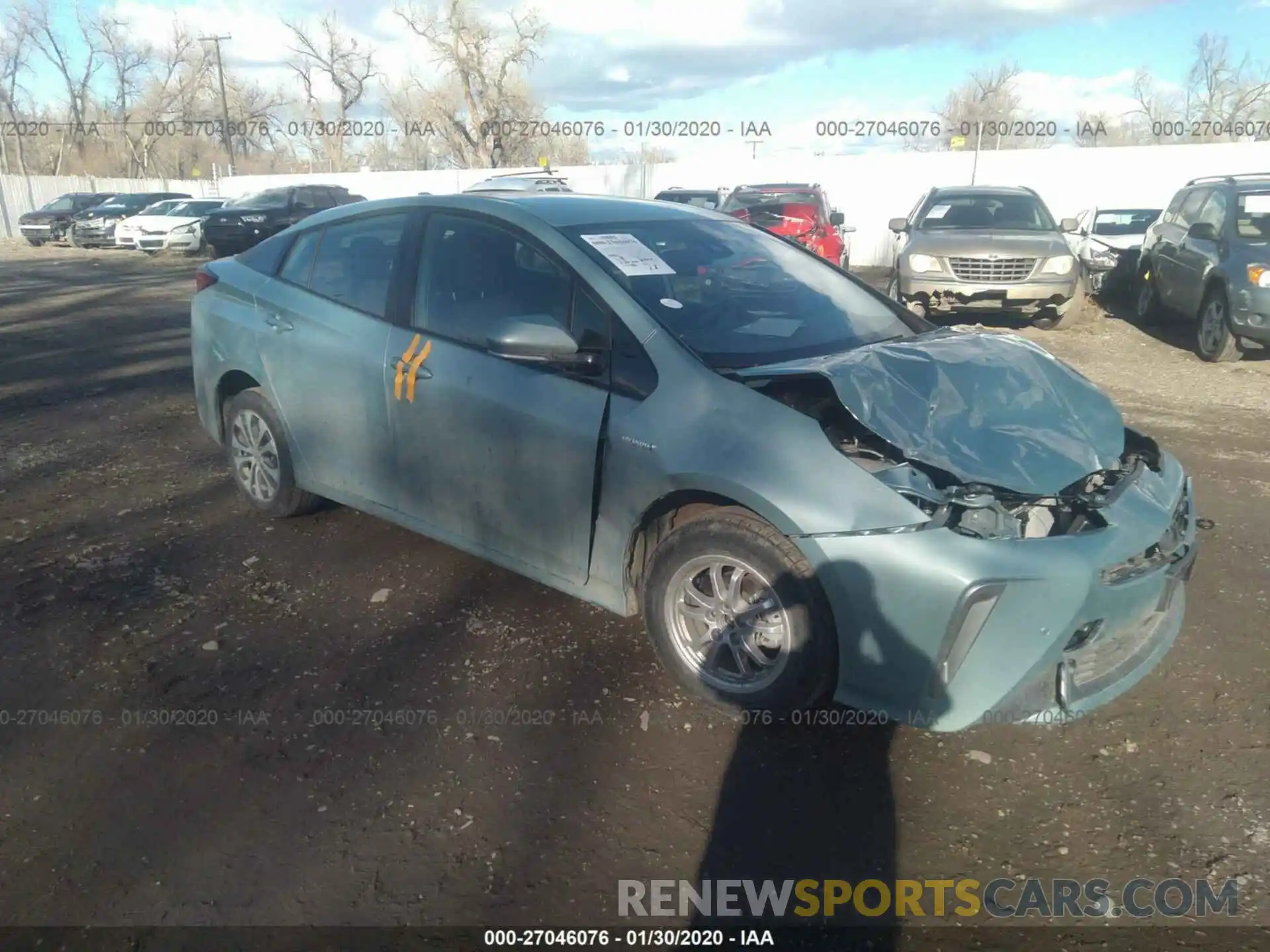 1 Photograph of a damaged car JTDL9RFU9K3004678 TOYOTA PRIUS 2019