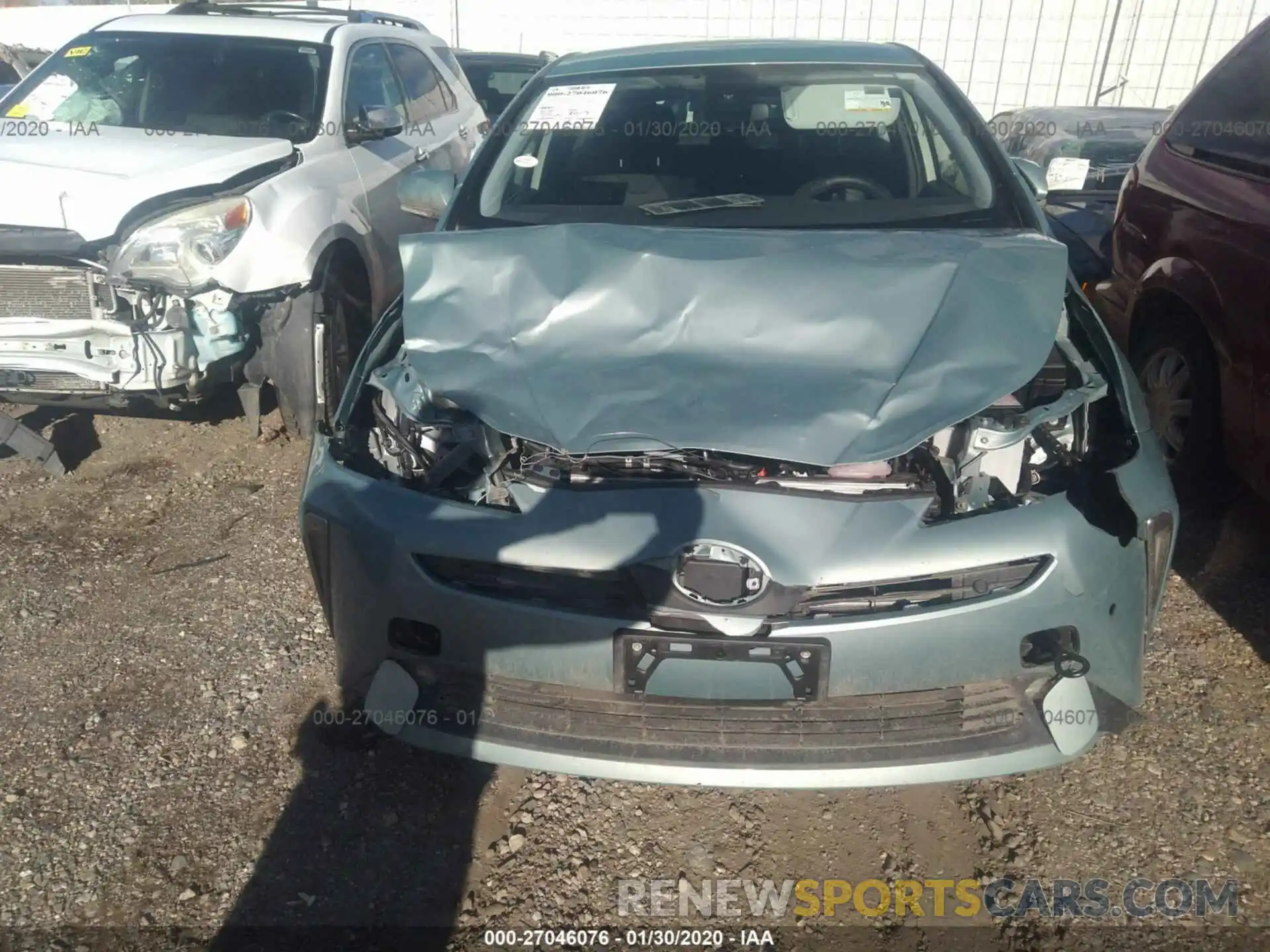 6 Photograph of a damaged car JTDL9RFU9K3004678 TOYOTA PRIUS 2019