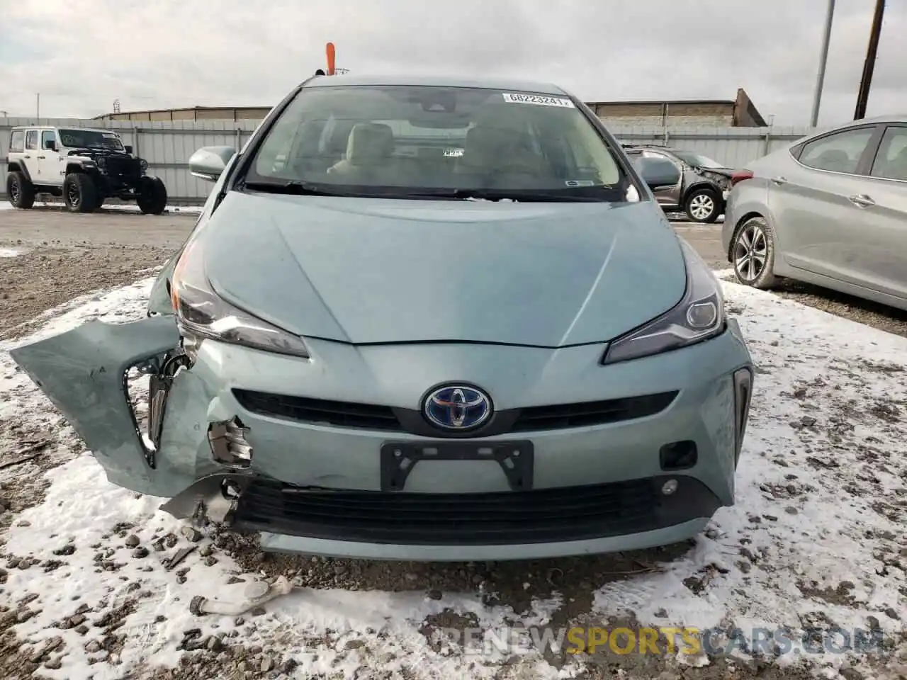 9 Фотография поврежденного автомобиля JTDL9RFU9K3004972 TOYOTA PRIUS 2019