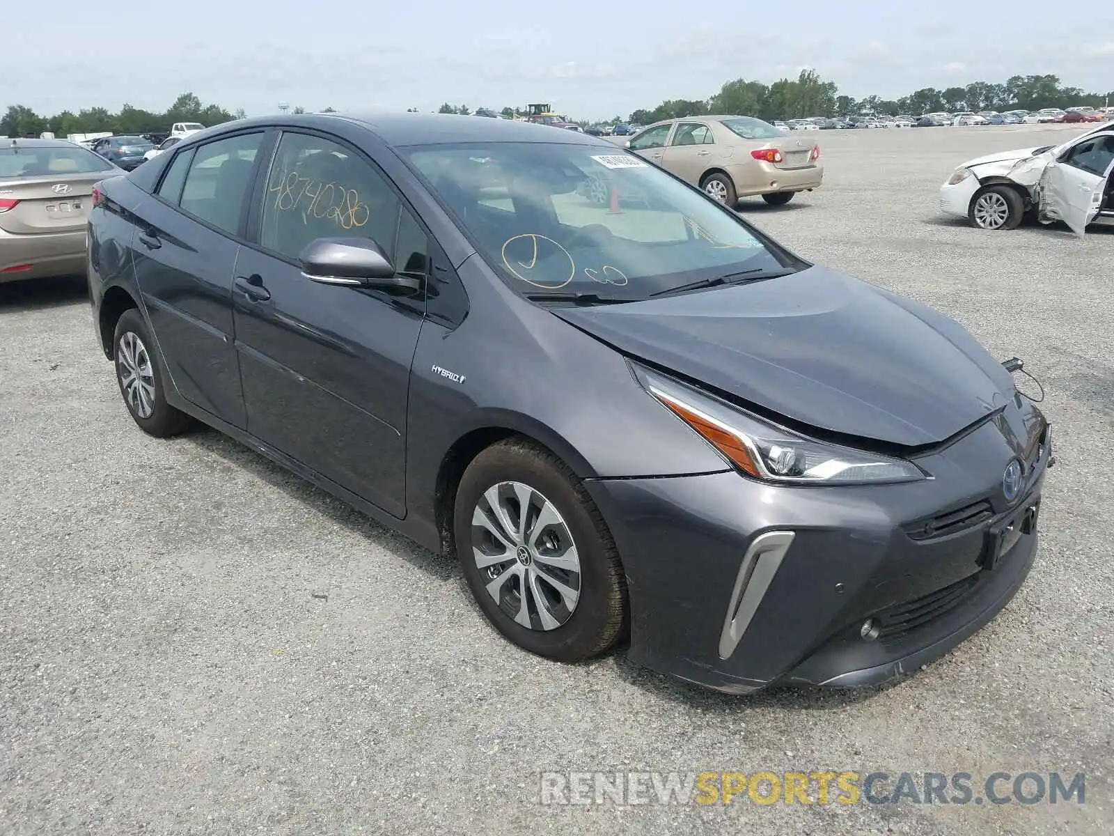 1 Photograph of a damaged car JTDL9RFU9K3006902 TOYOTA PRIUS 2019