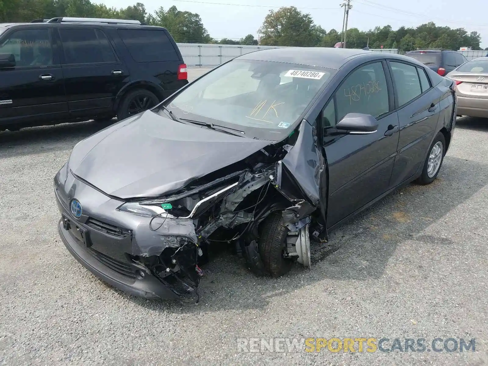 2 Photograph of a damaged car JTDL9RFU9K3006902 TOYOTA PRIUS 2019