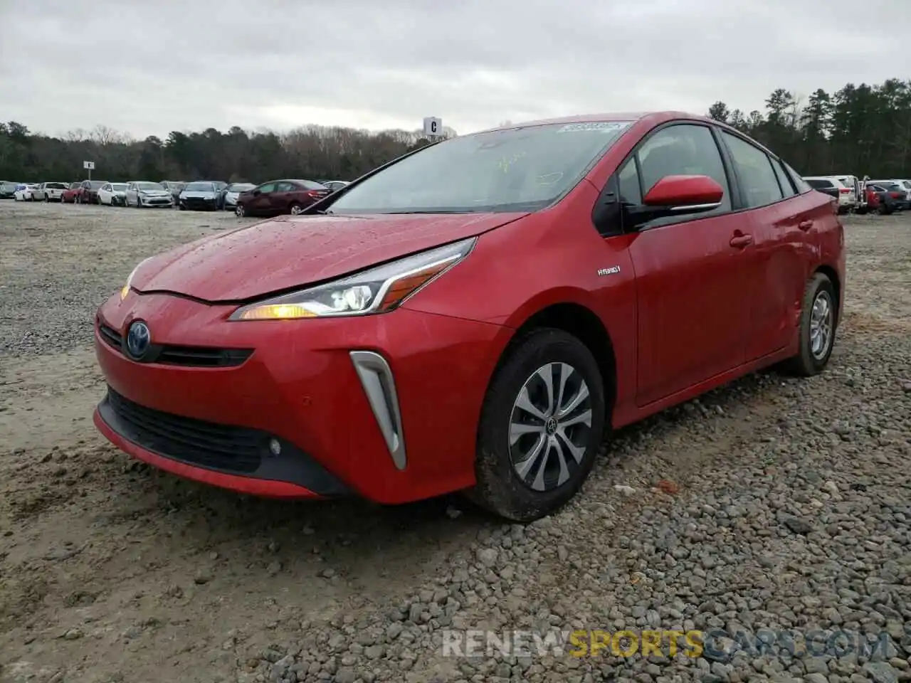 2 Фотография поврежденного автомобиля JTDL9RFU9K3006964 TOYOTA PRIUS 2019