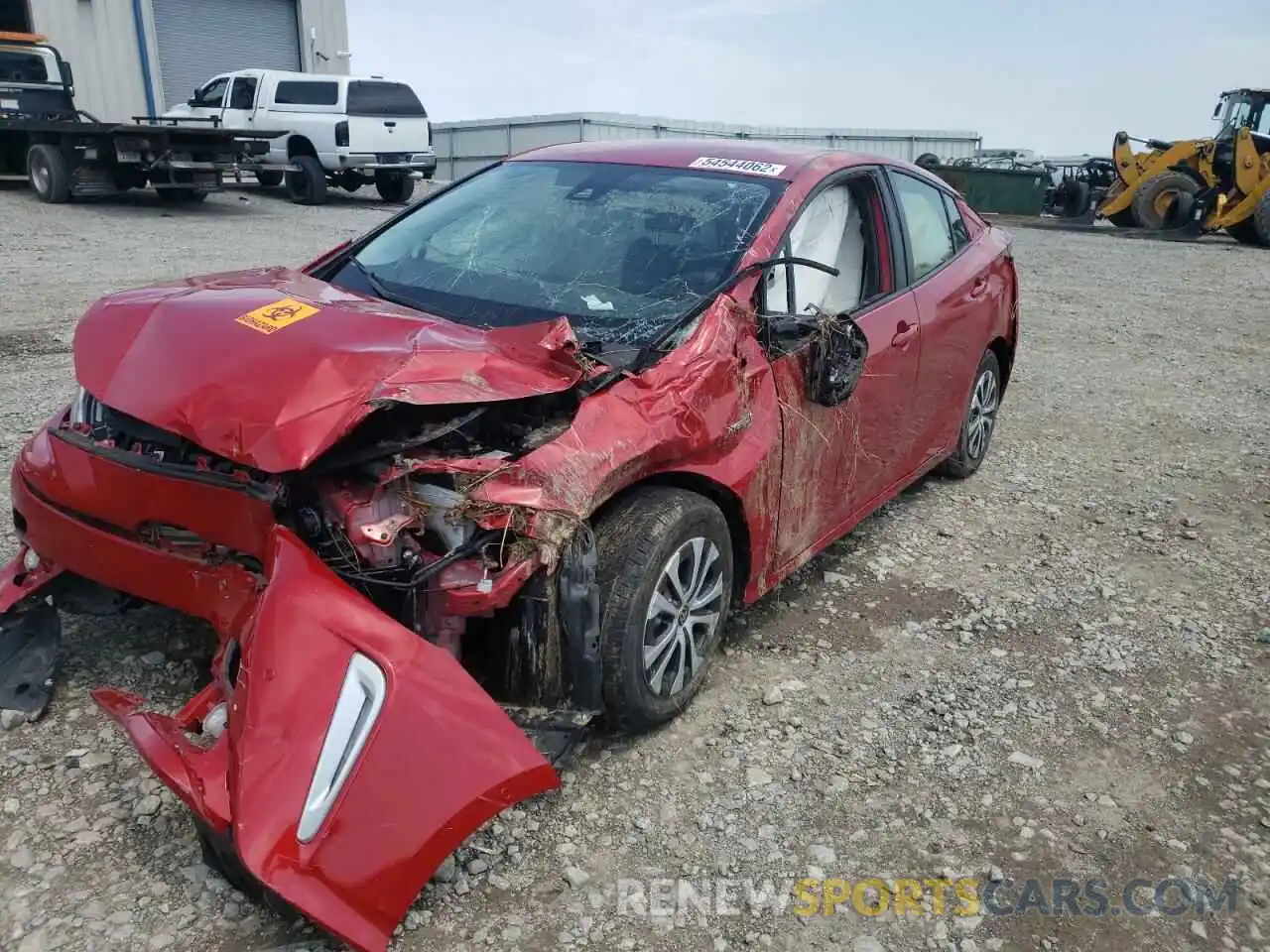 2 Photograph of a damaged car JTDL9RFU9K3007256 TOYOTA PRIUS 2019