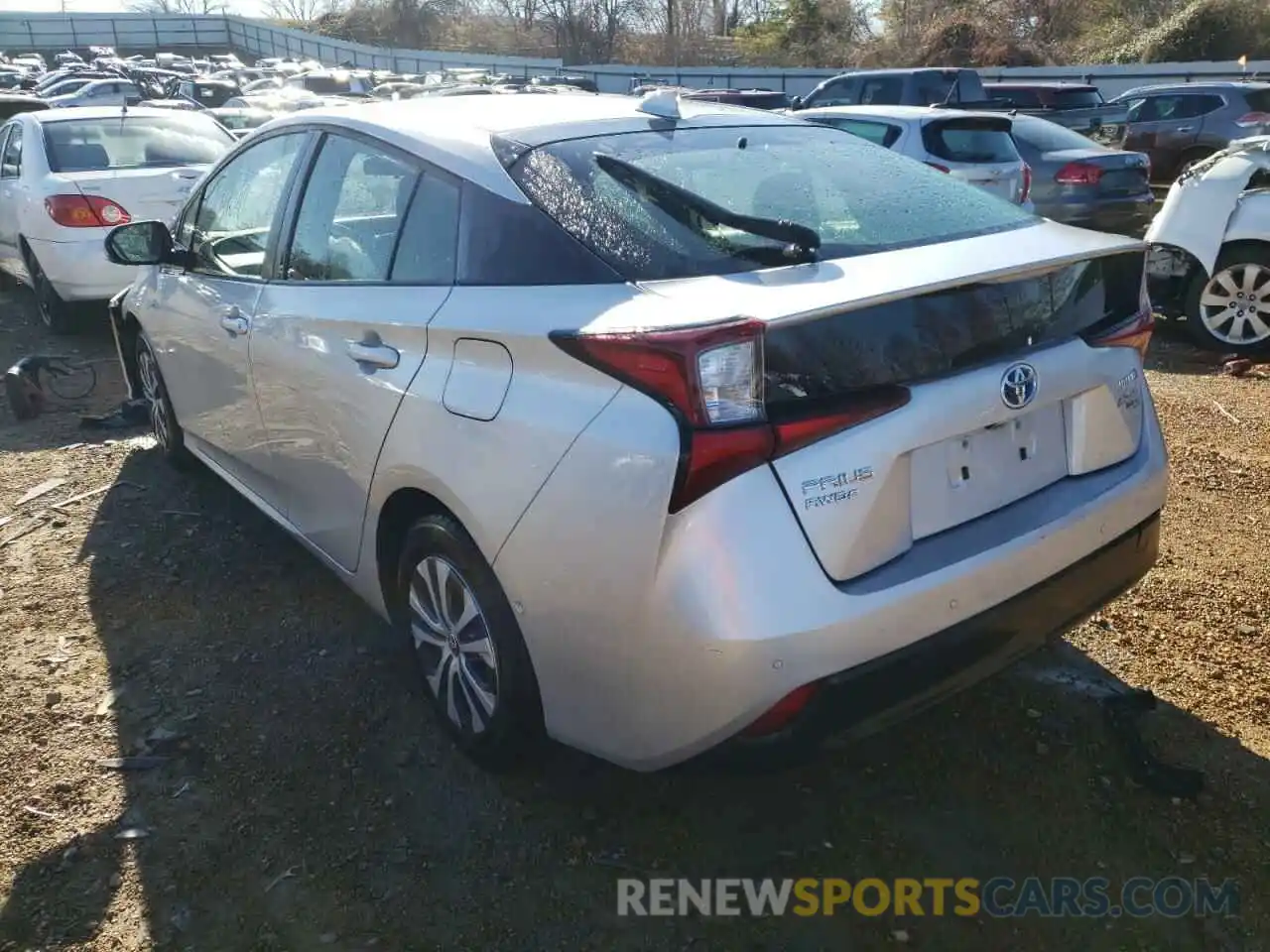 3 Photograph of a damaged car JTDL9RFU9K3007872 TOYOTA PRIUS 2019