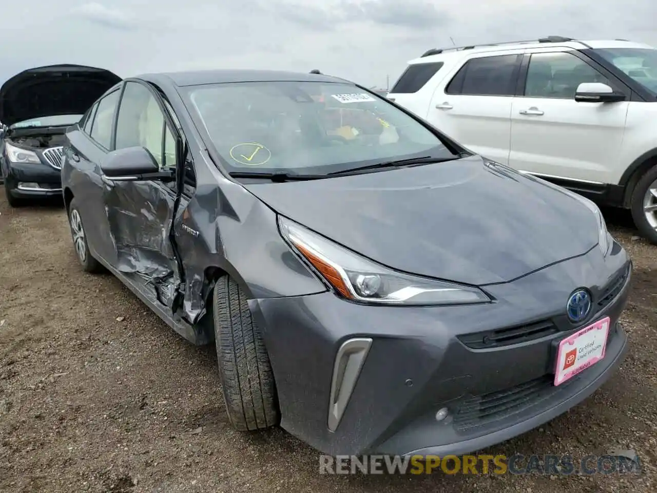 1 Photograph of a damaged car JTDL9RFU9K3008388 TOYOTA PRIUS 2019