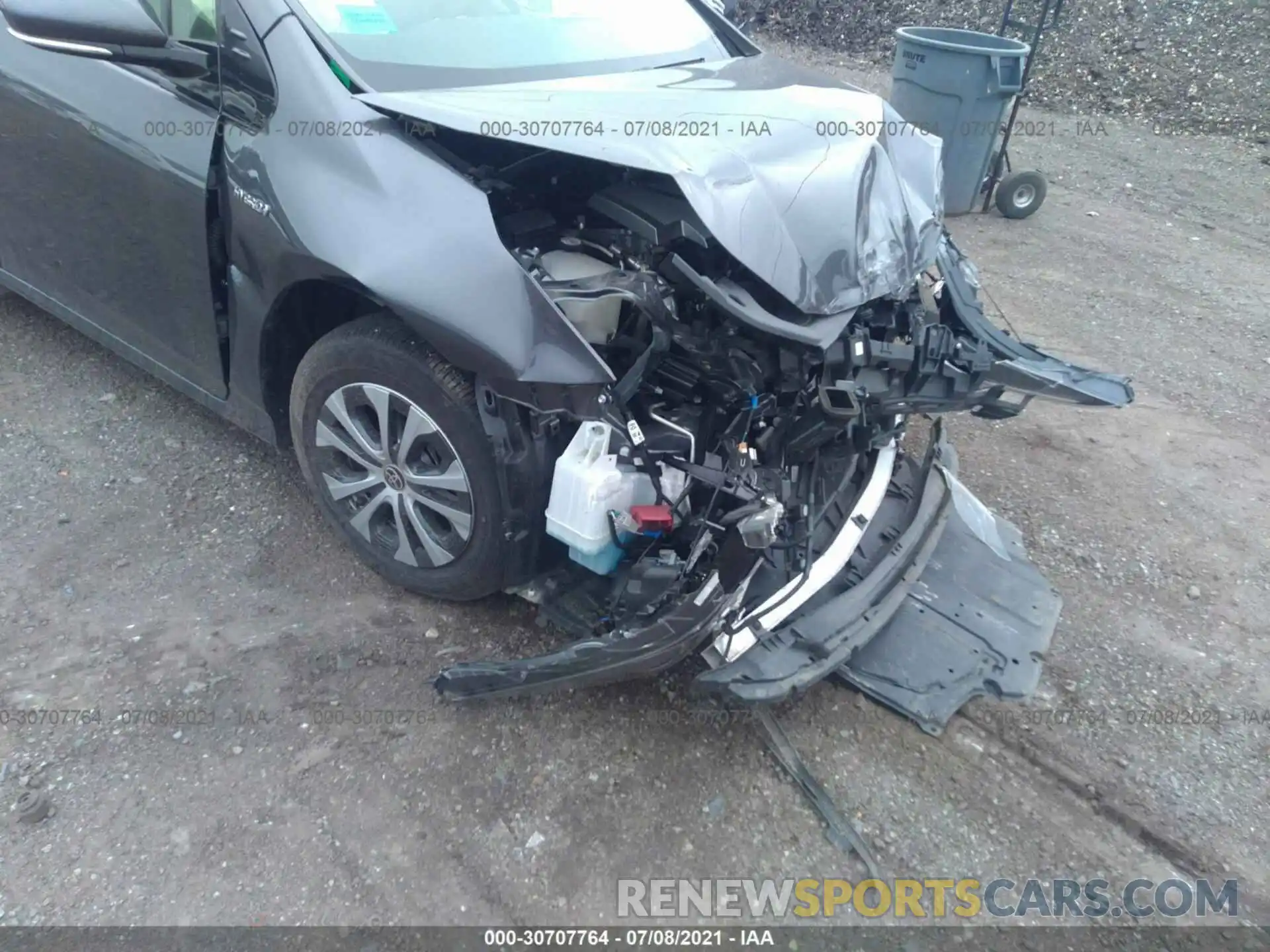 6 Photograph of a damaged car JTDL9RFU9K3008794 TOYOTA PRIUS 2019