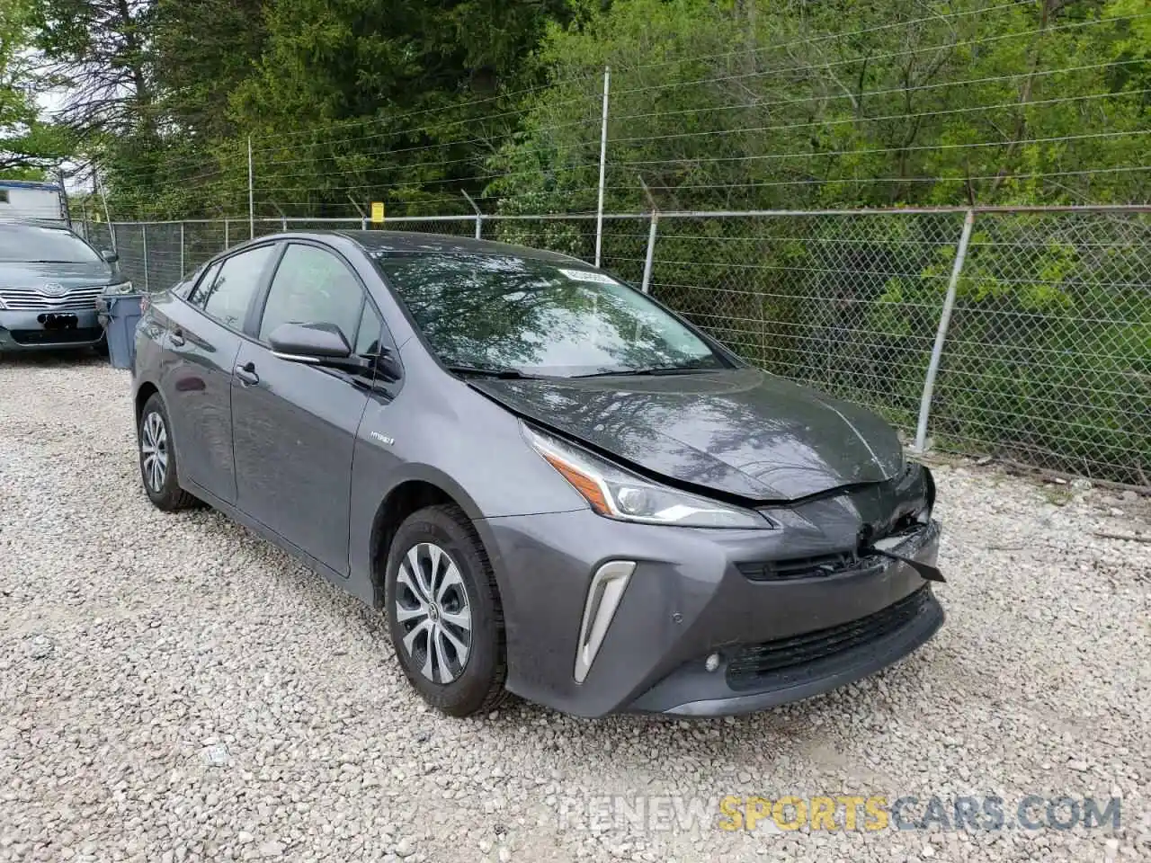 1 Фотография поврежденного автомобиля JTDL9RFU9K3008925 TOYOTA PRIUS 2019