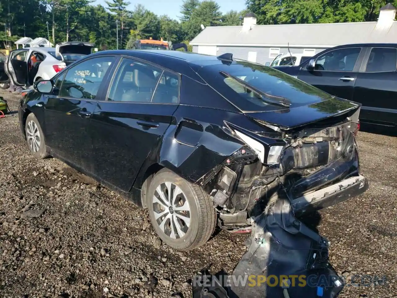 3 Photograph of a damaged car JTDL9RFU9K3009458 TOYOTA PRIUS 2019