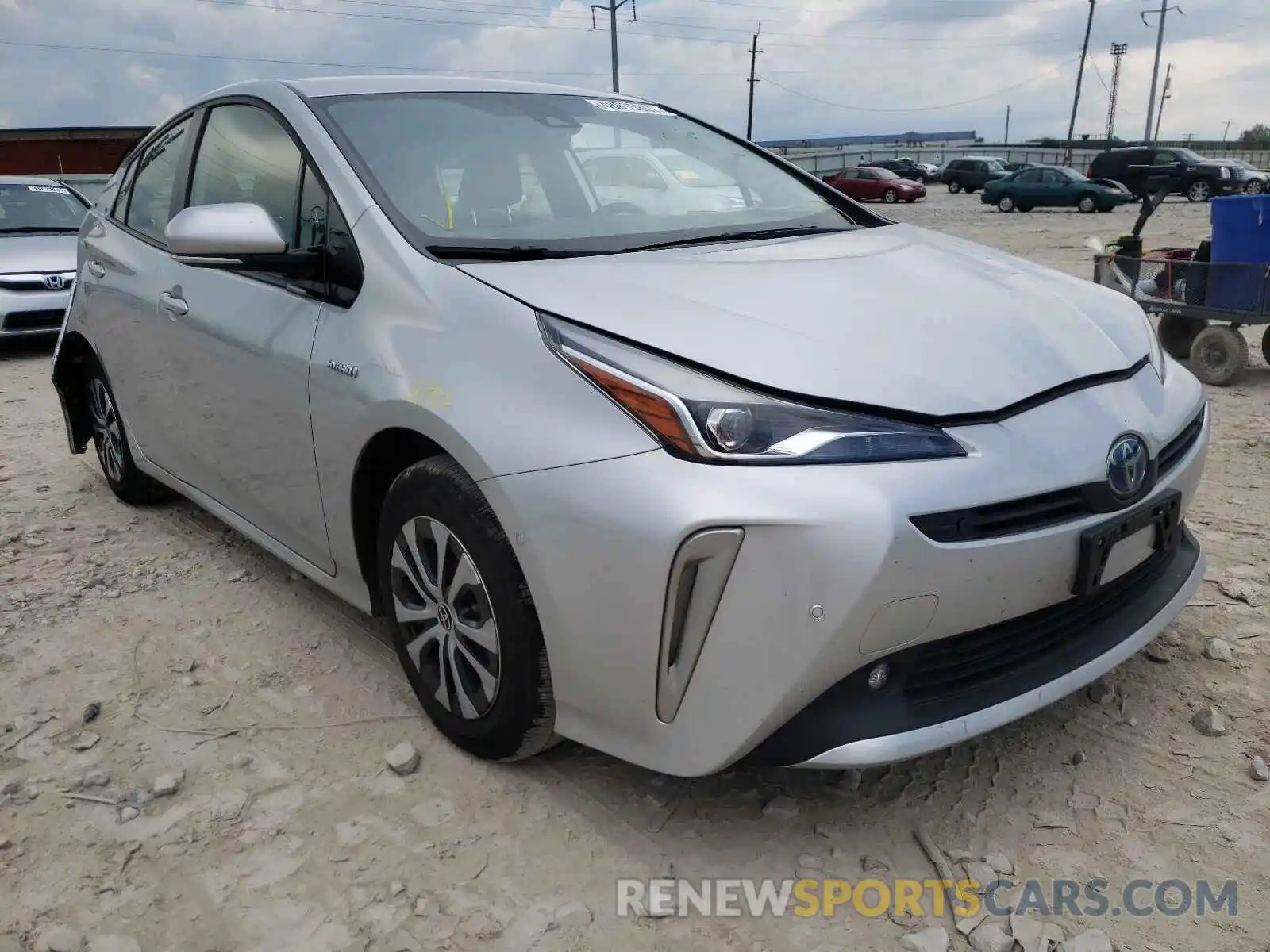 1 Photograph of a damaged car JTDL9RFU9K3009587 TOYOTA PRIUS 2019