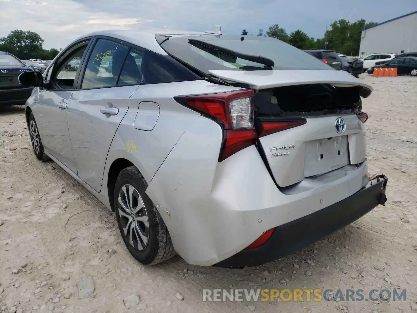 3 Photograph of a damaged car JTDL9RFU9K3009587 TOYOTA PRIUS 2019