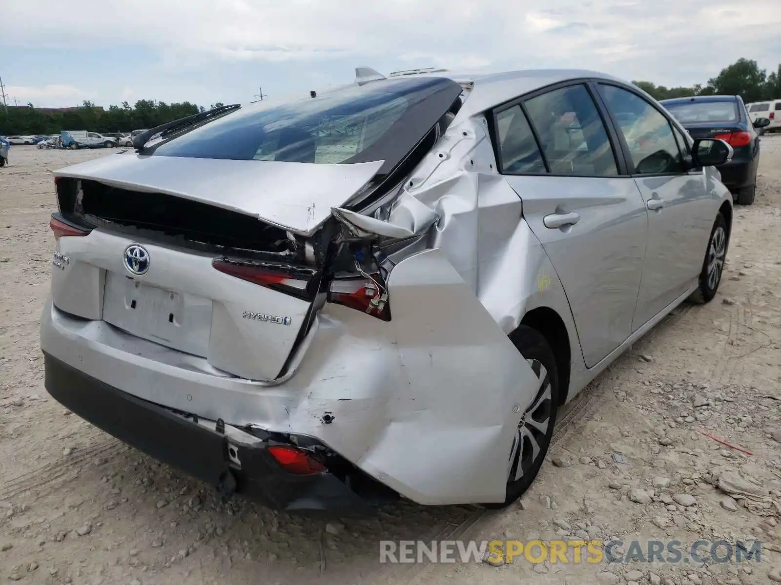 4 Photograph of a damaged car JTDL9RFU9K3009587 TOYOTA PRIUS 2019