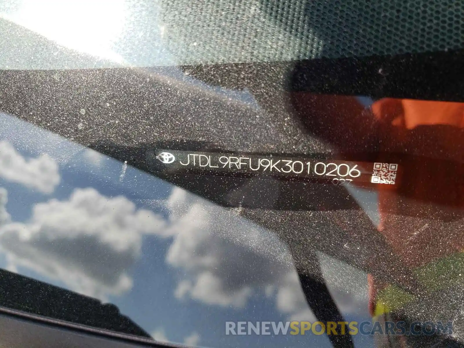 10 Photograph of a damaged car JTDL9RFU9K3010206 TOYOTA PRIUS 2019