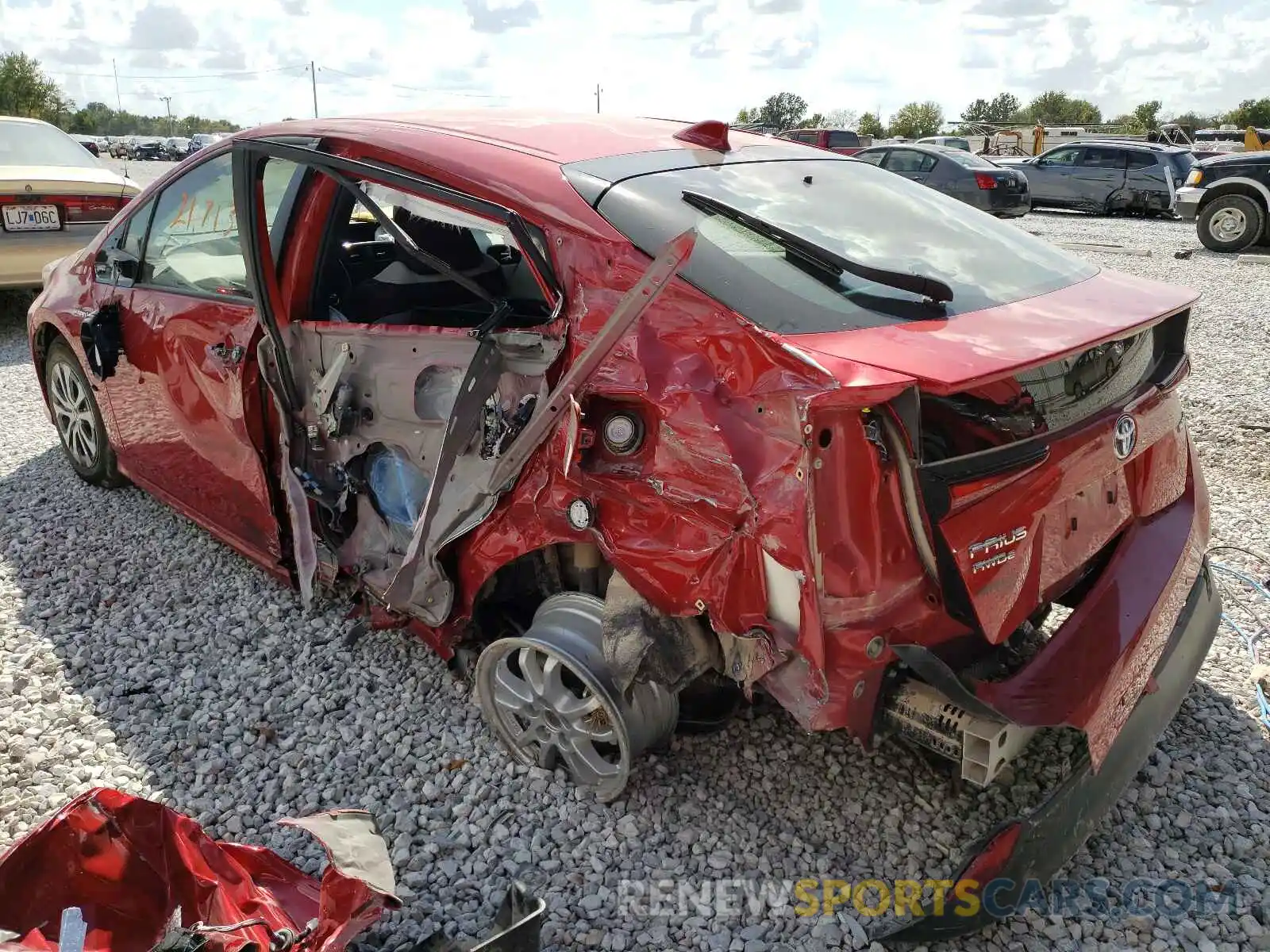 3 Photograph of a damaged car JTDL9RFU9K3010206 TOYOTA PRIUS 2019