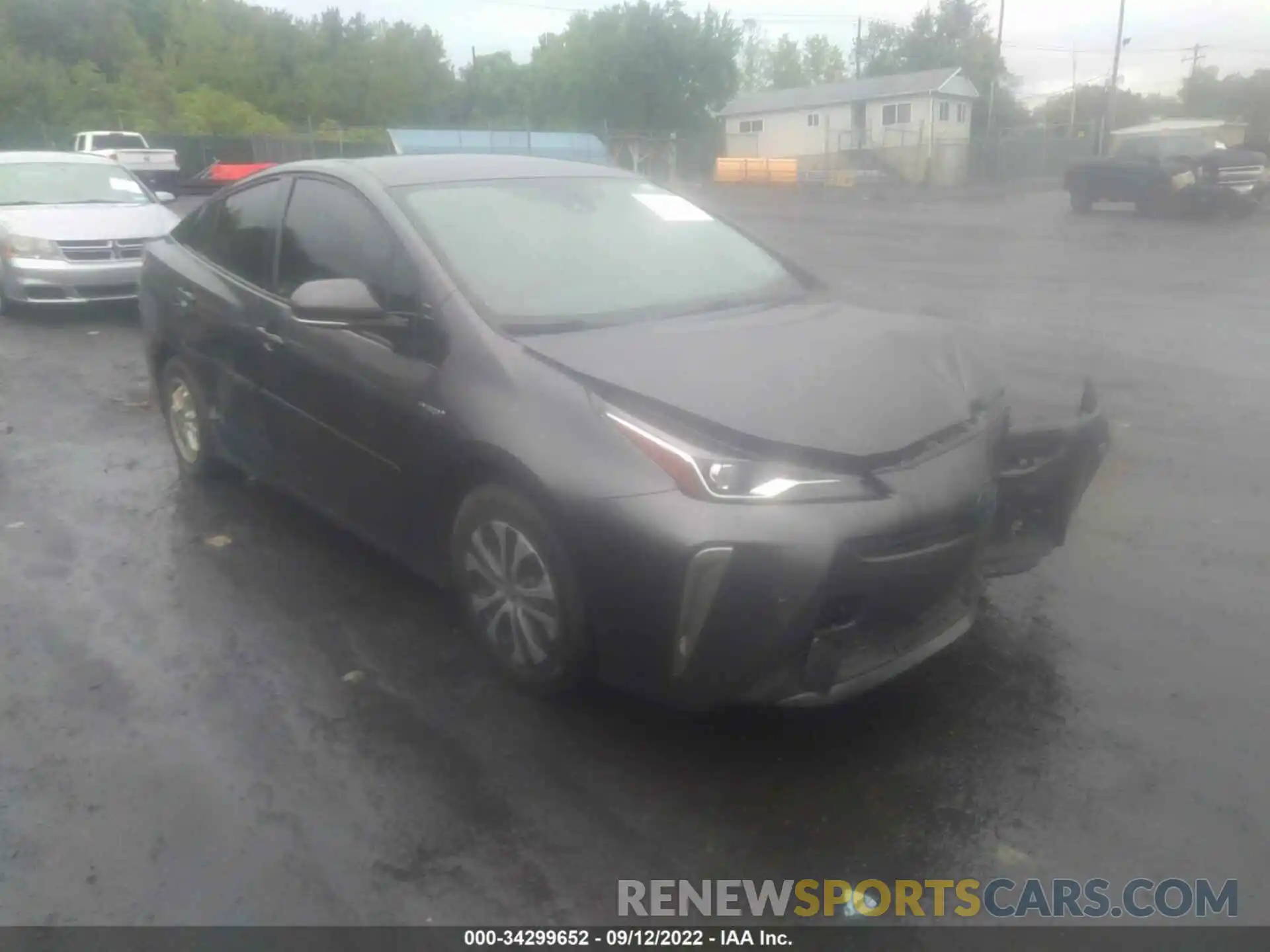 1 Photograph of a damaged car JTDL9RFU9K3010433 TOYOTA PRIUS 2019