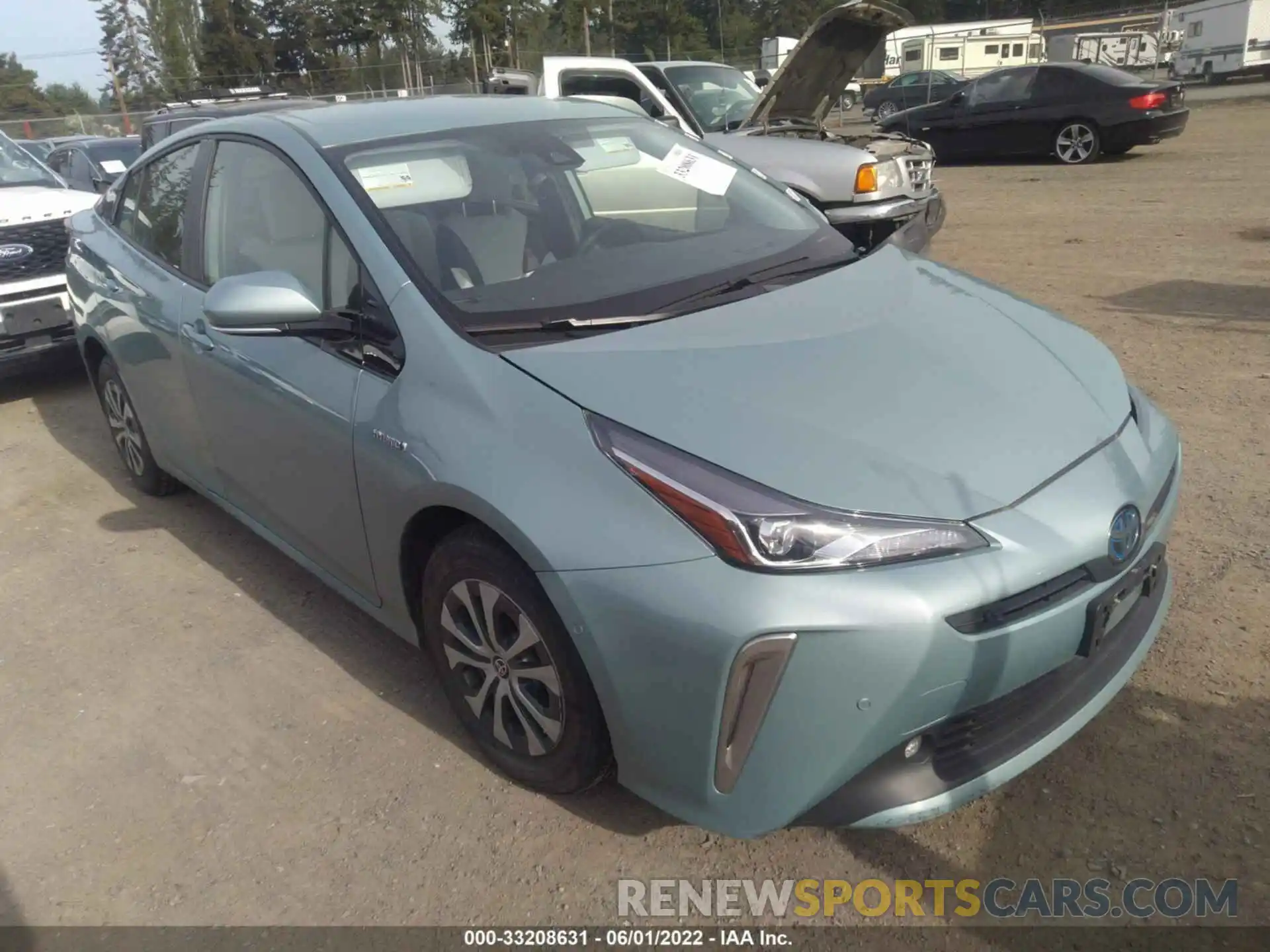 1 Photograph of a damaged car JTDL9RFU9K3010514 TOYOTA PRIUS 2019