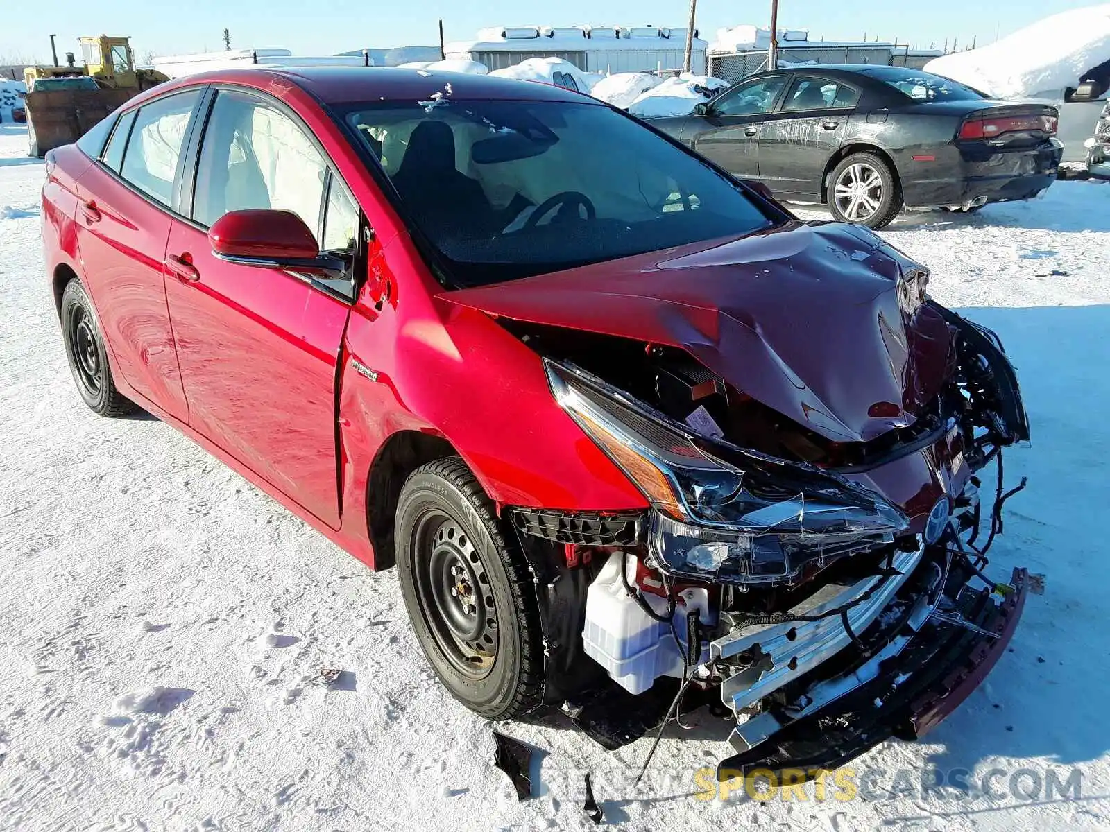 1 Photograph of a damaged car JTDL9RFU9K3011646 TOYOTA PRIUS 2019