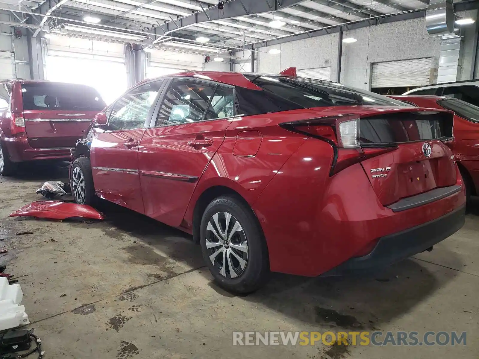 3 Photograph of a damaged car JTDL9RFU9K3011940 TOYOTA PRIUS 2019