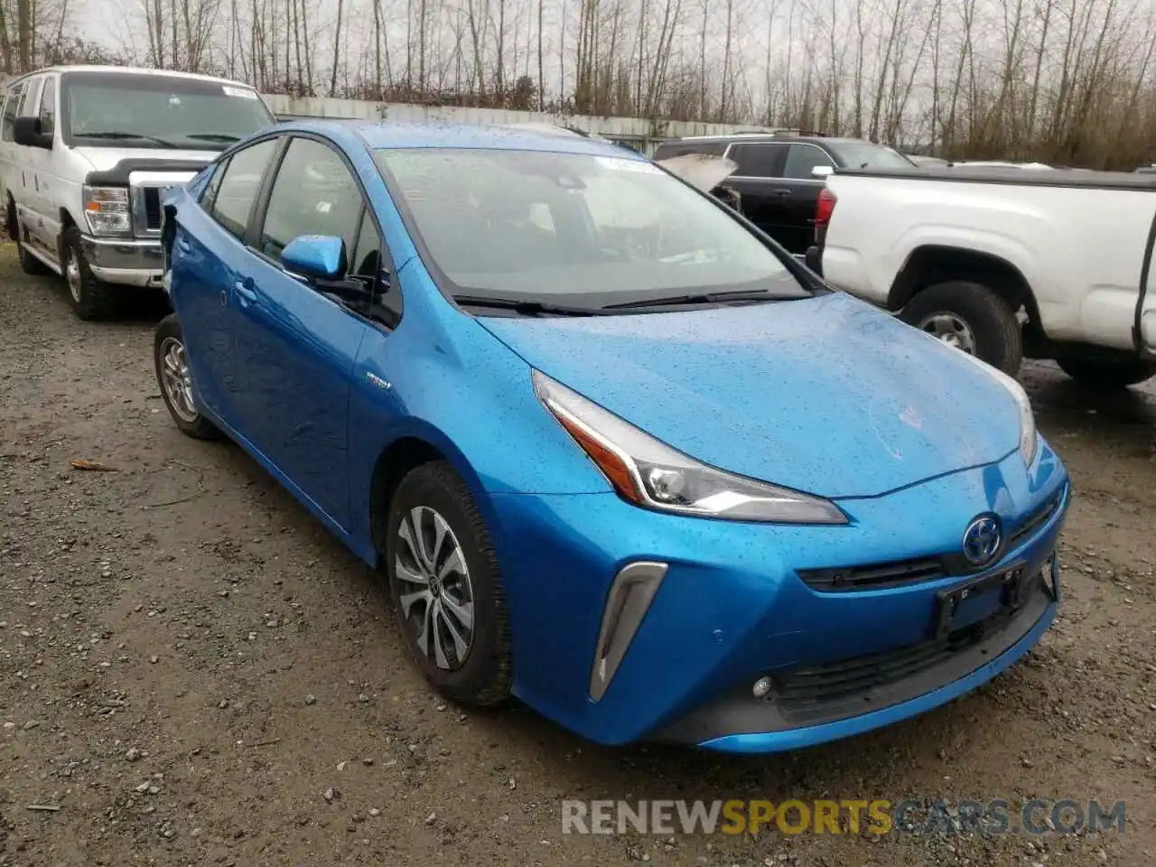 1 Photograph of a damaged car JTDL9RFU9K3012456 TOYOTA PRIUS 2019