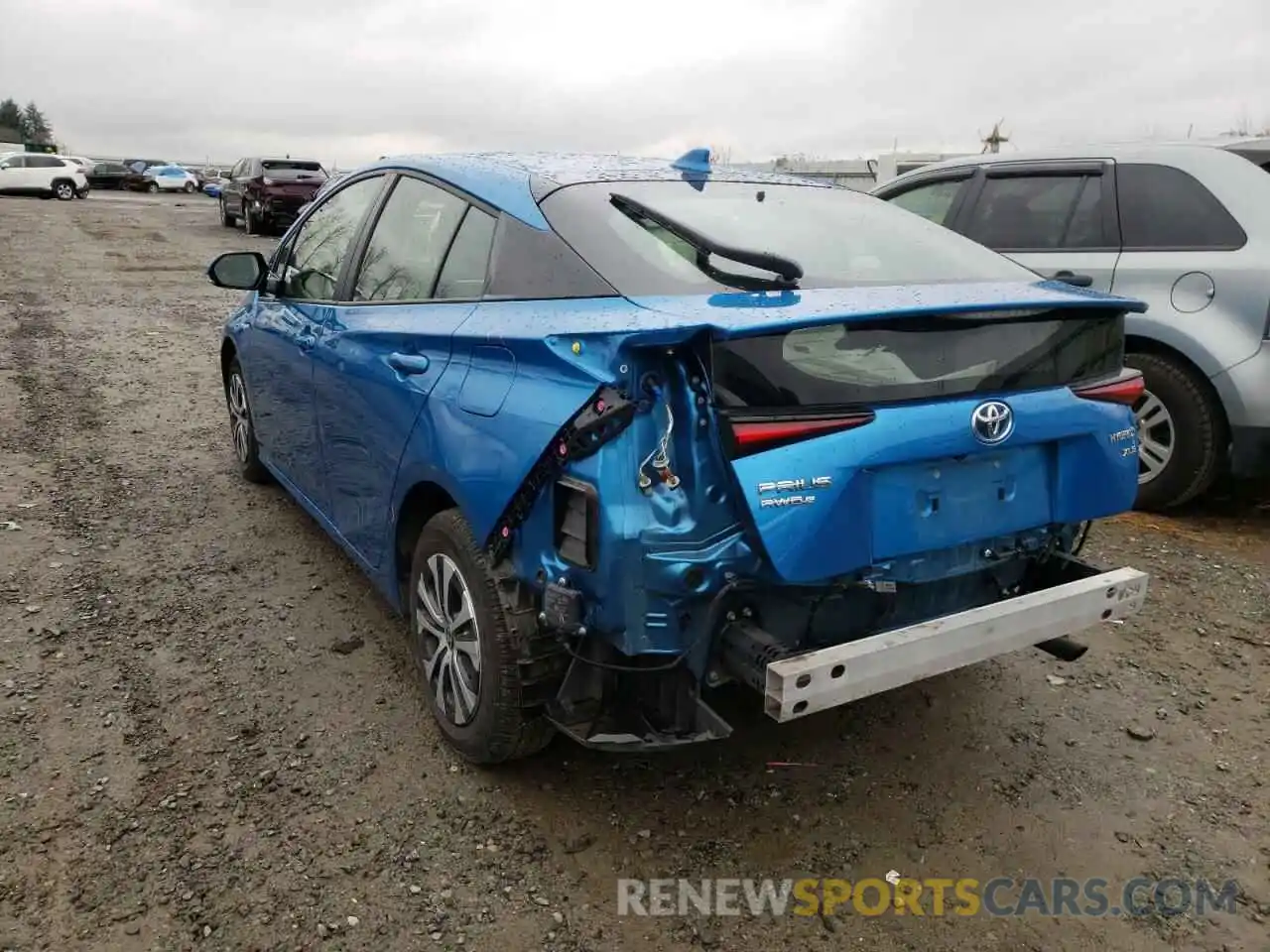 3 Photograph of a damaged car JTDL9RFU9K3012456 TOYOTA PRIUS 2019