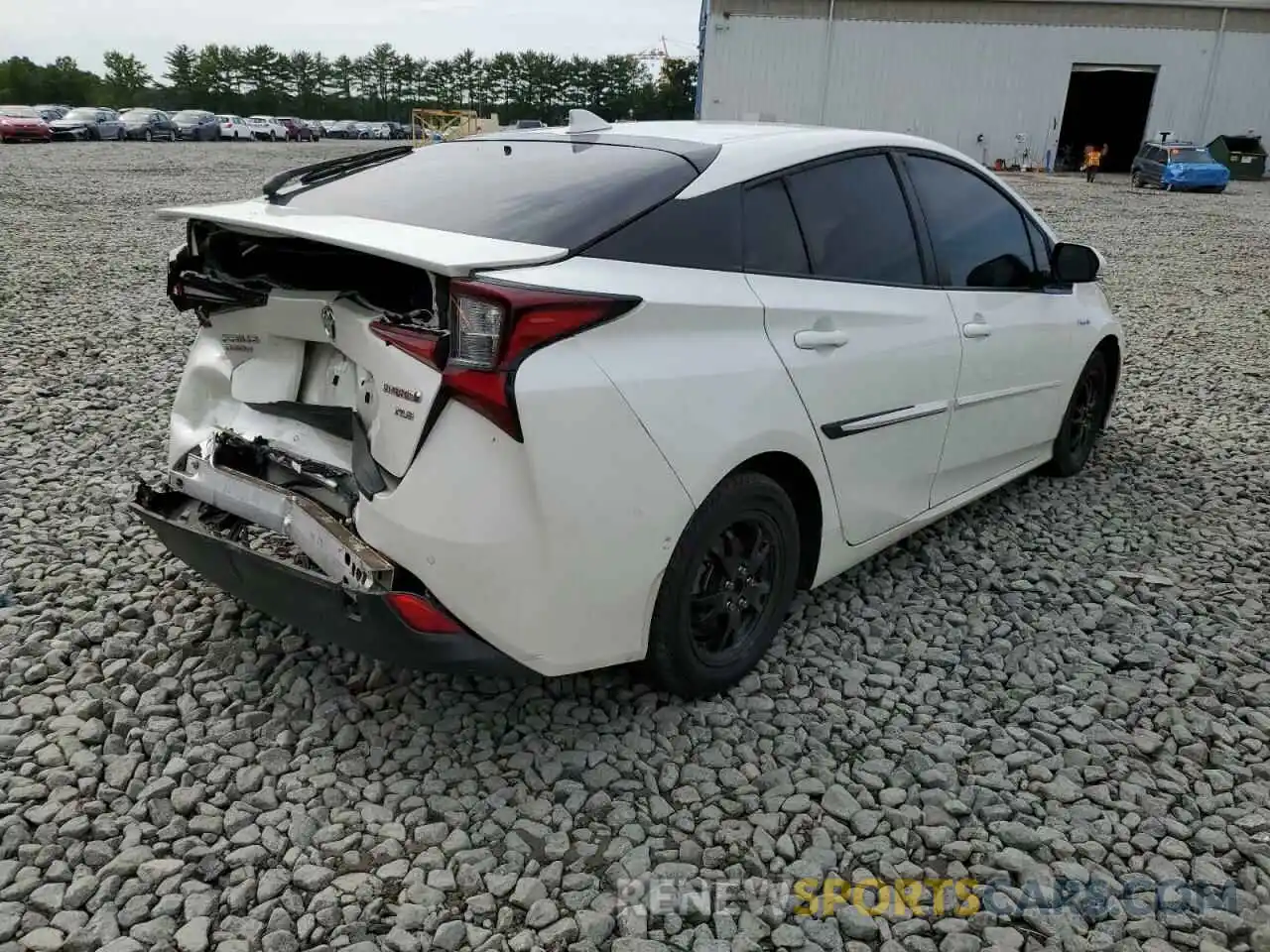 4 Photograph of a damaged car JTDL9RFU9K3012747 TOYOTA PRIUS 2019