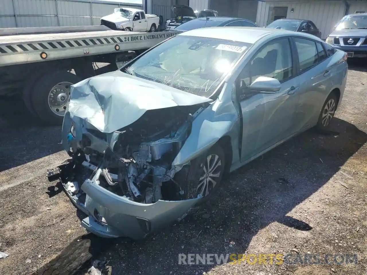 2 Photograph of a damaged car JTDL9RFUXK3000171 TOYOTA PRIUS 2019