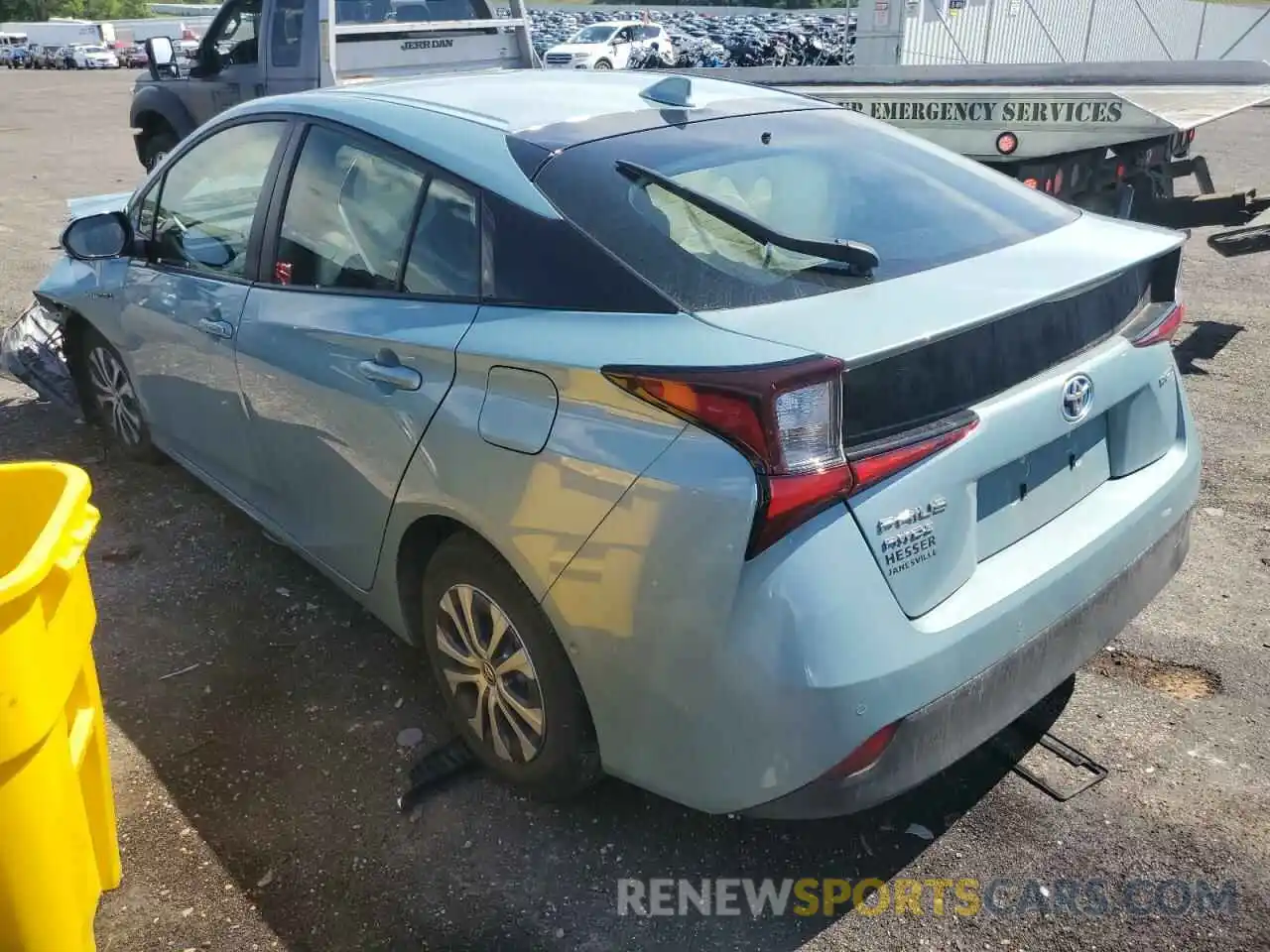 3 Photograph of a damaged car JTDL9RFUXK3000171 TOYOTA PRIUS 2019