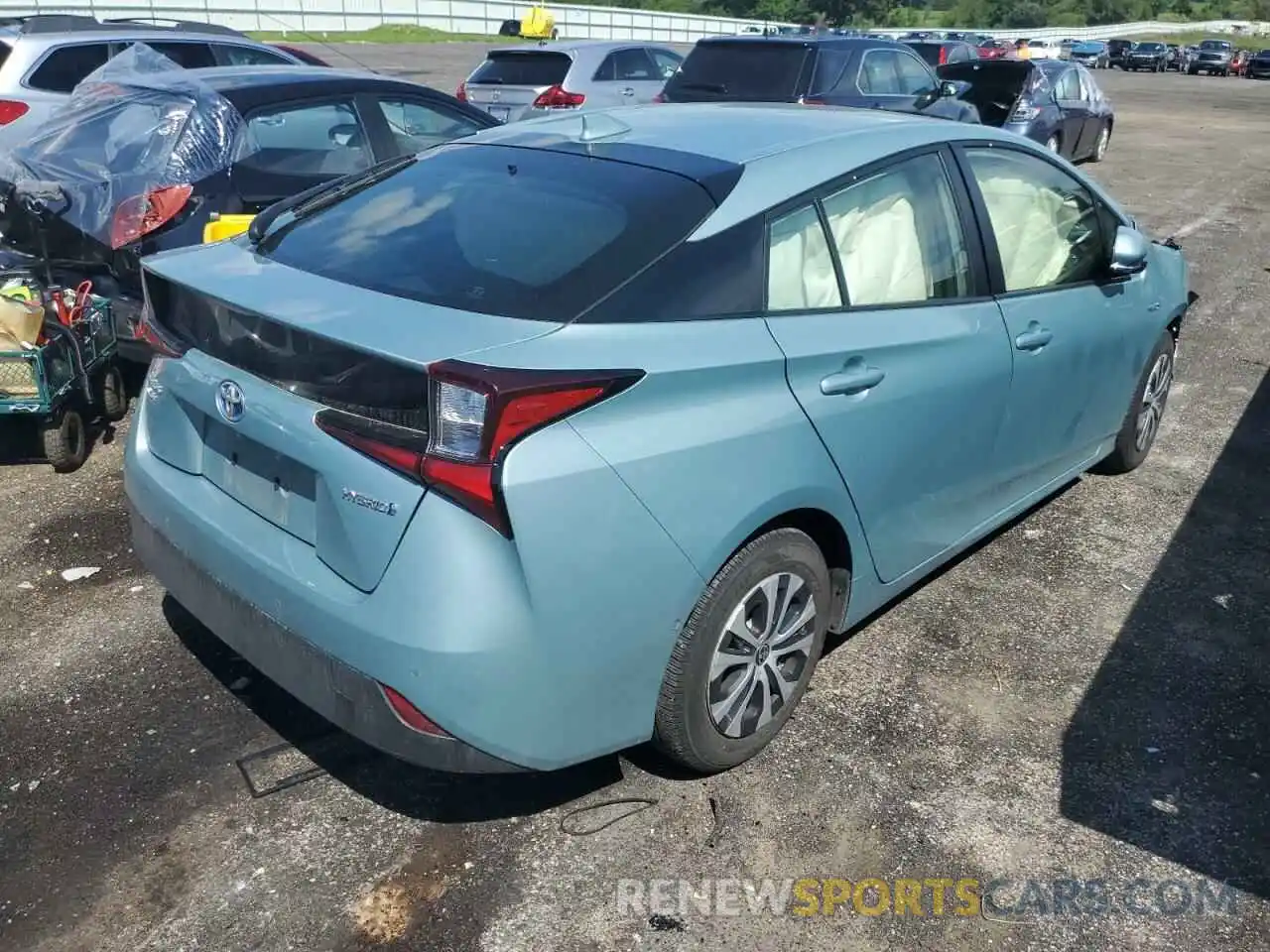 4 Photograph of a damaged car JTDL9RFUXK3000171 TOYOTA PRIUS 2019