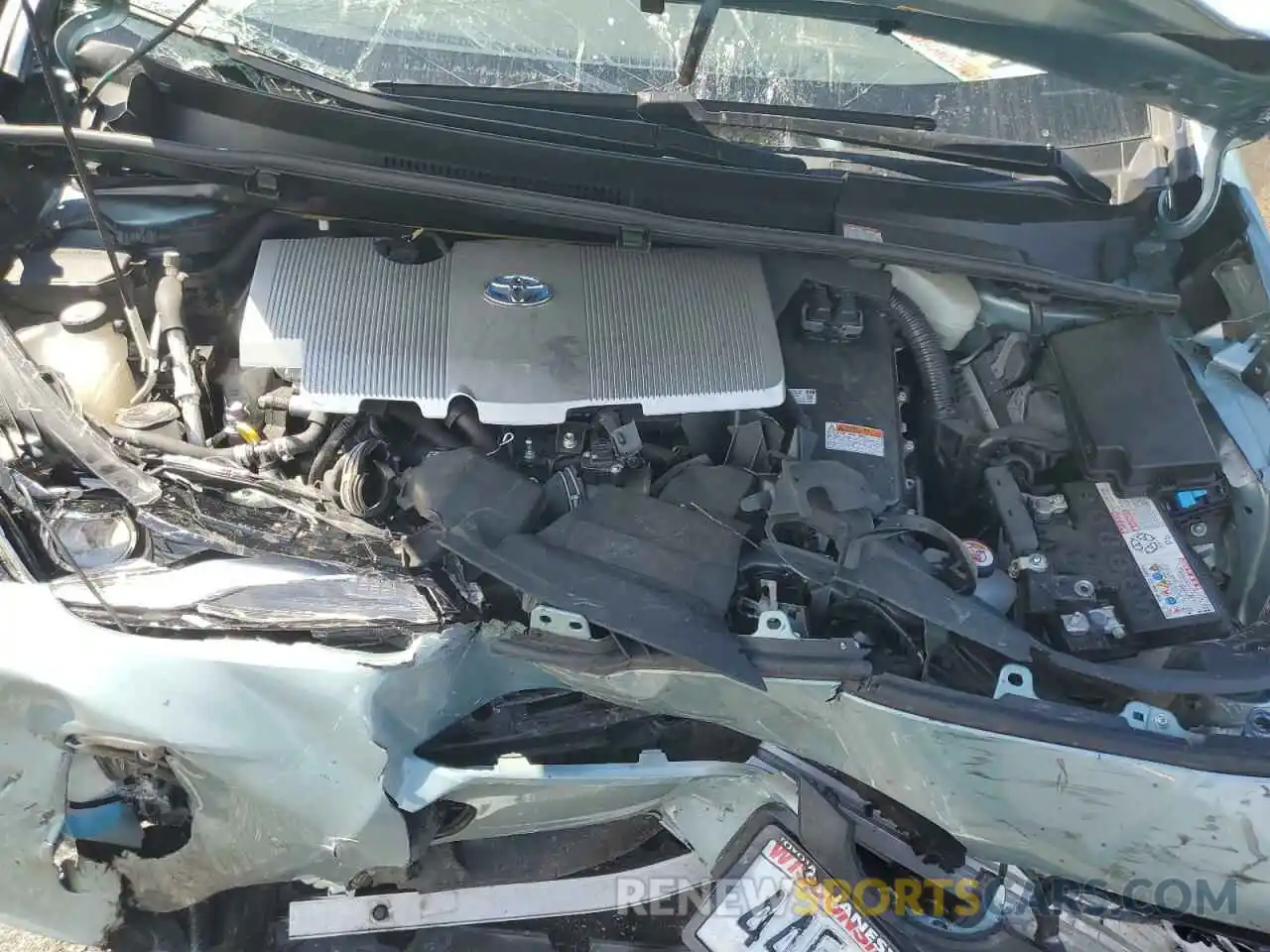 7 Photograph of a damaged car JTDL9RFUXK3000171 TOYOTA PRIUS 2019