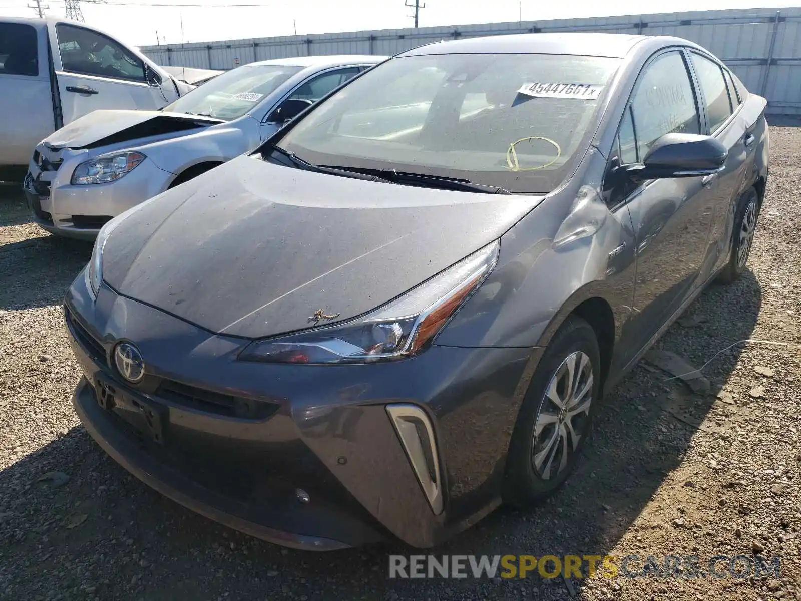 2 Photograph of a damaged car JTDL9RFUXK3000493 TOYOTA PRIUS 2019