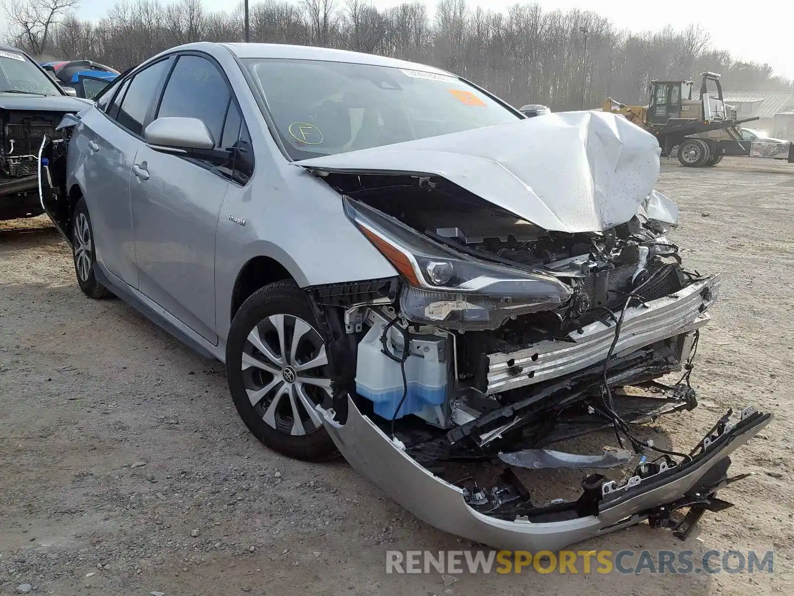 1 Photograph of a damaged car JTDL9RFUXK3001546 TOYOTA PRIUS 2019