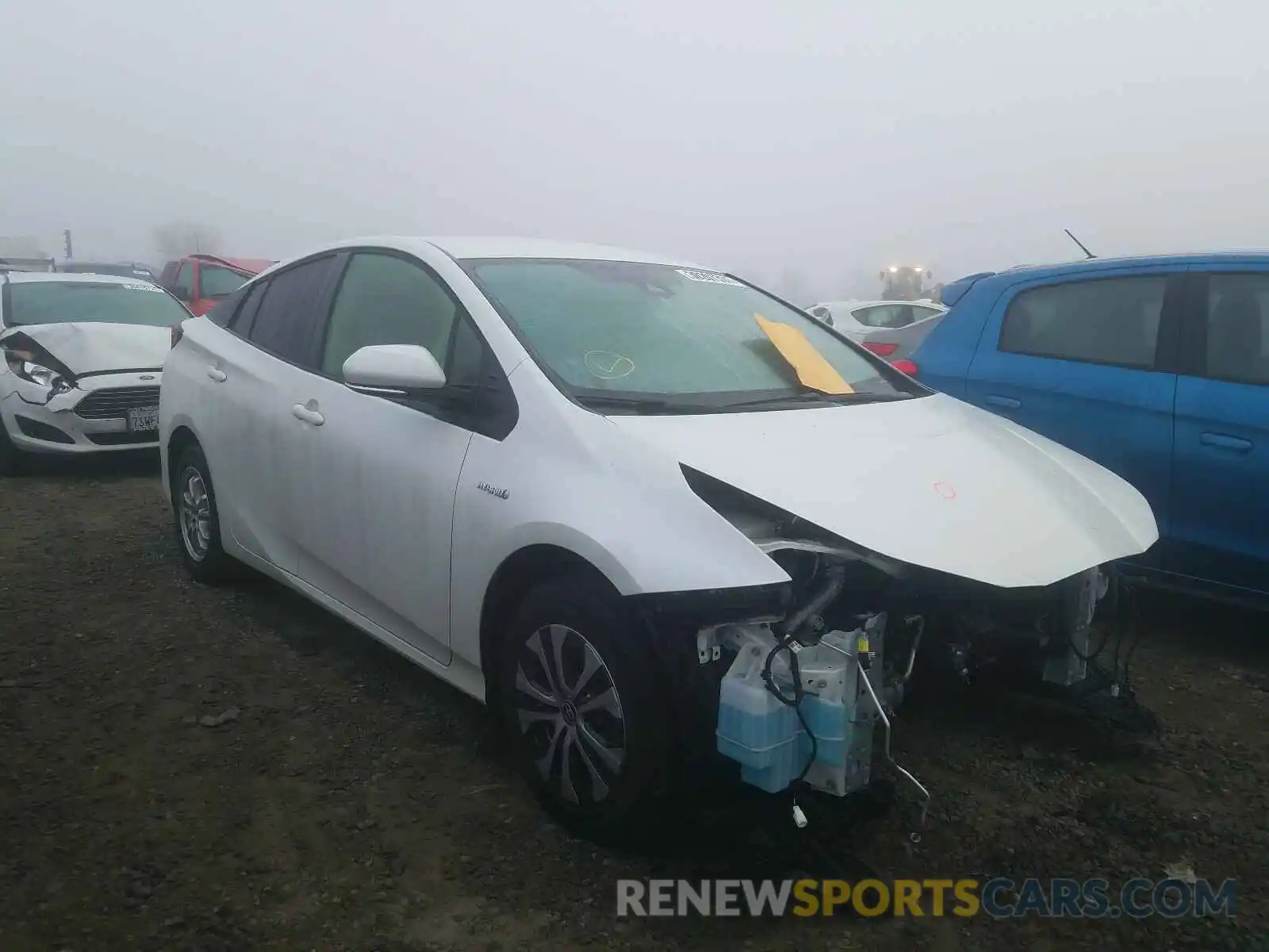 1 Photograph of a damaged car JTDL9RFUXK3002020 TOYOTA PRIUS 2019