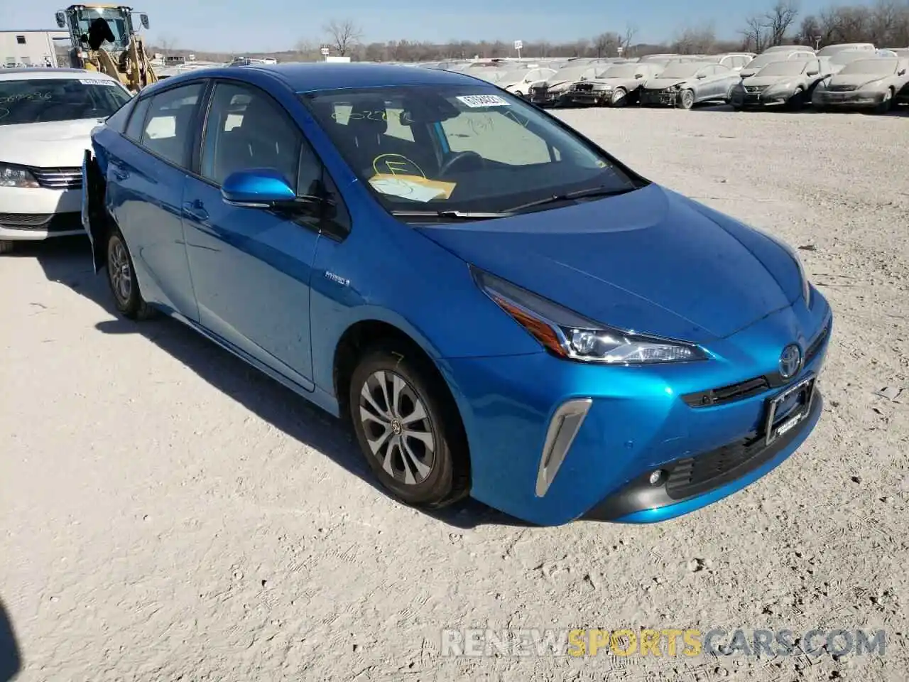 1 Photograph of a damaged car JTDL9RFUXK3002292 TOYOTA PRIUS 2019