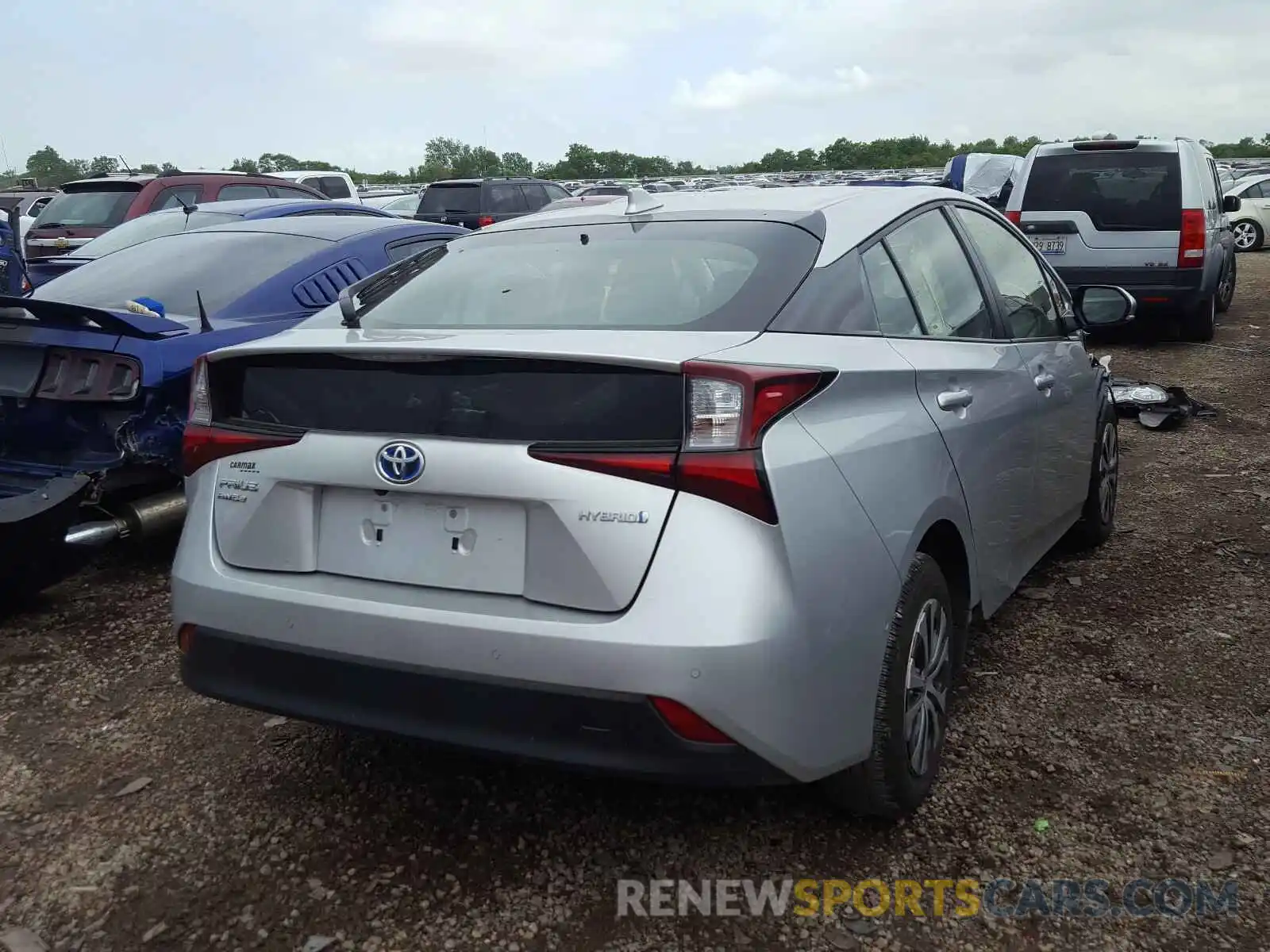 4 Photograph of a damaged car JTDL9RFUXK3004348 TOYOTA PRIUS 2019