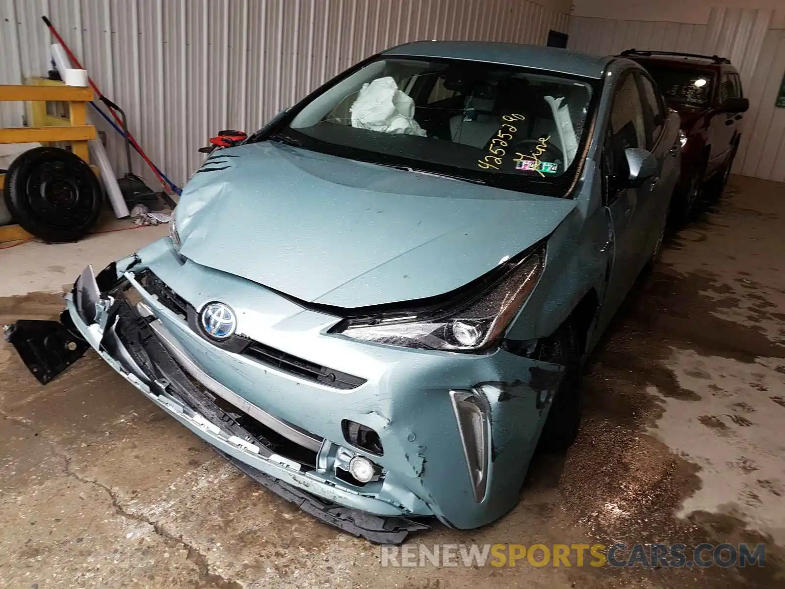 2 Photograph of a damaged car JTDL9RFUXK3005841 TOYOTA PRIUS 2019