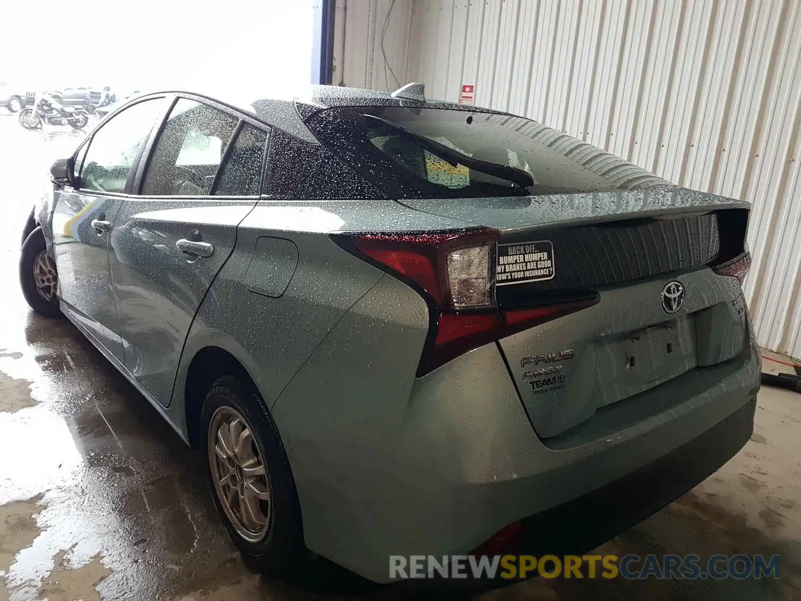 3 Photograph of a damaged car JTDL9RFUXK3005841 TOYOTA PRIUS 2019