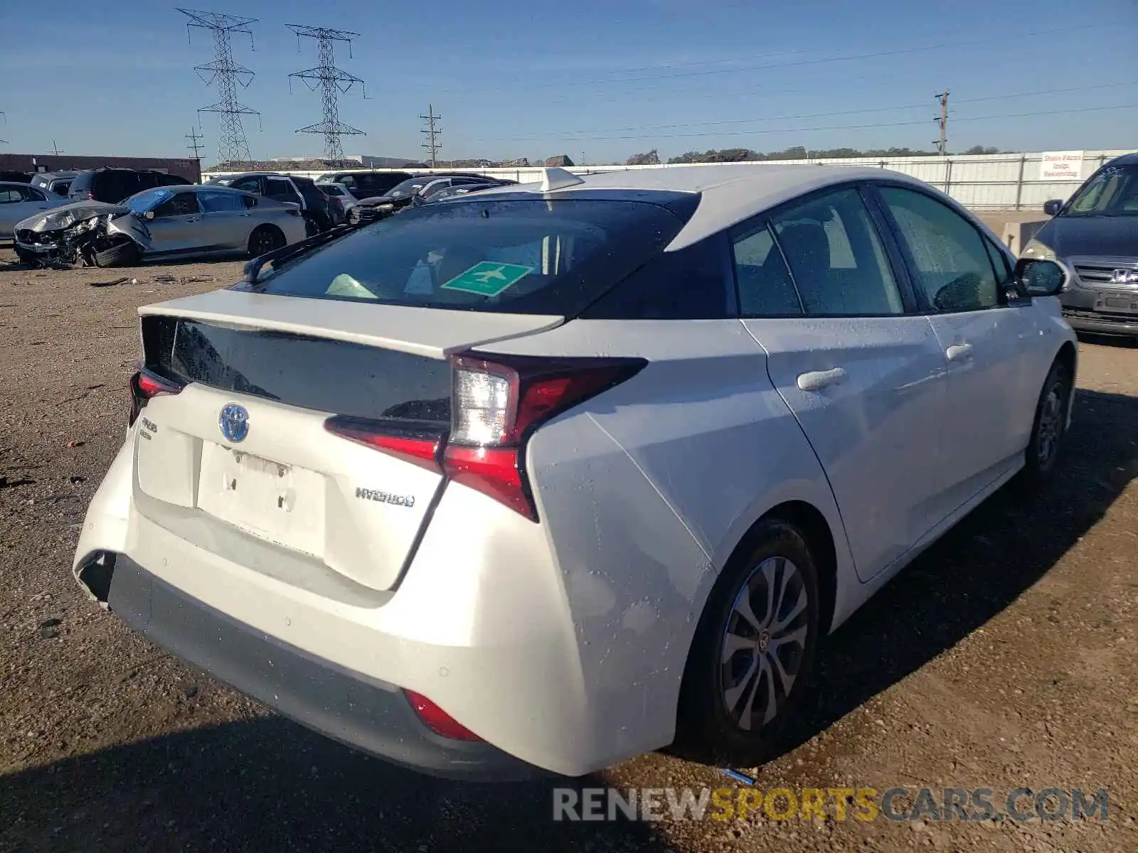 4 Photograph of a damaged car JTDL9RFUXK3006746 TOYOTA PRIUS 2019