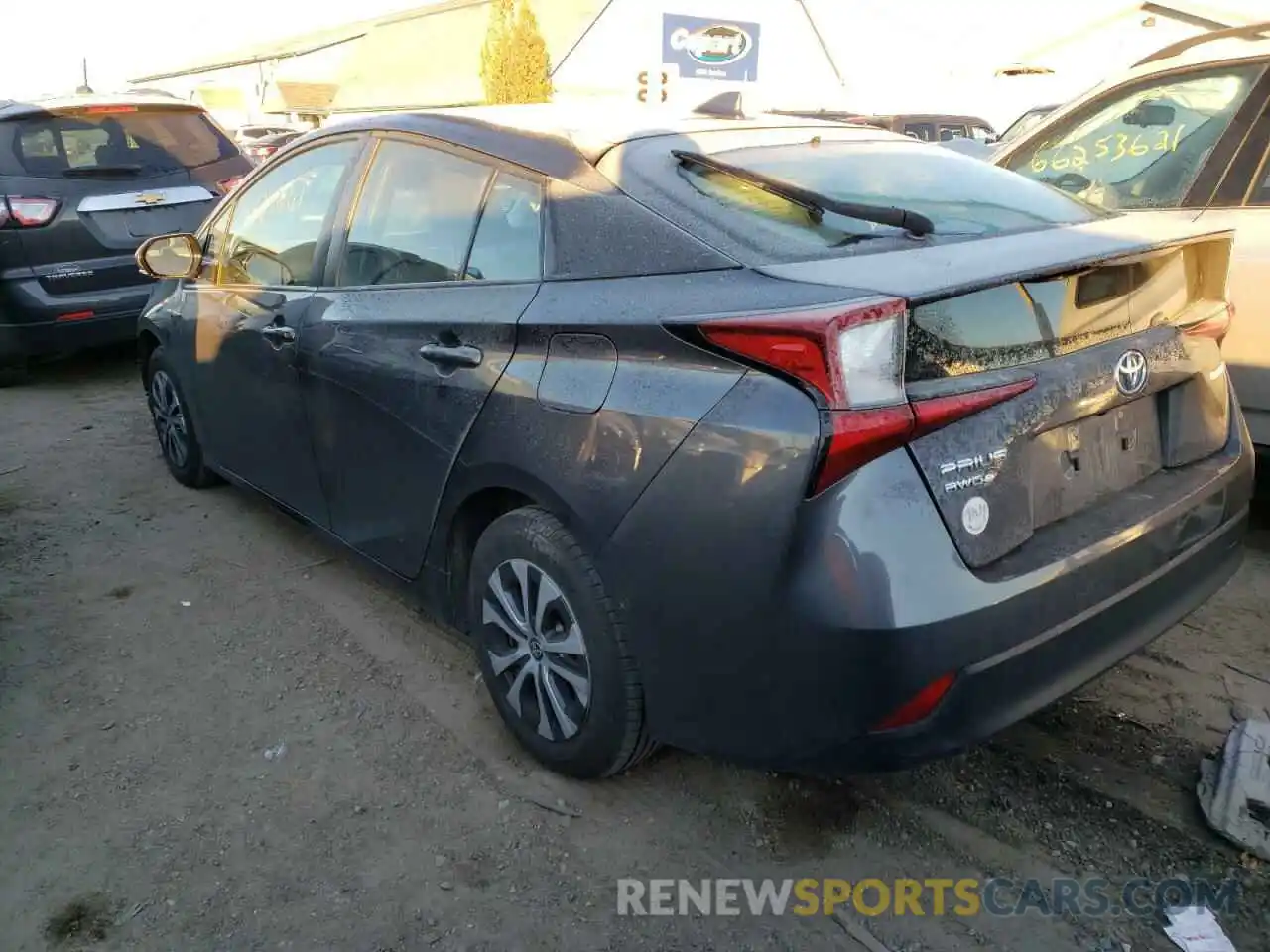 3 Photograph of a damaged car JTDL9RFUXK3008562 TOYOTA PRIUS 2019