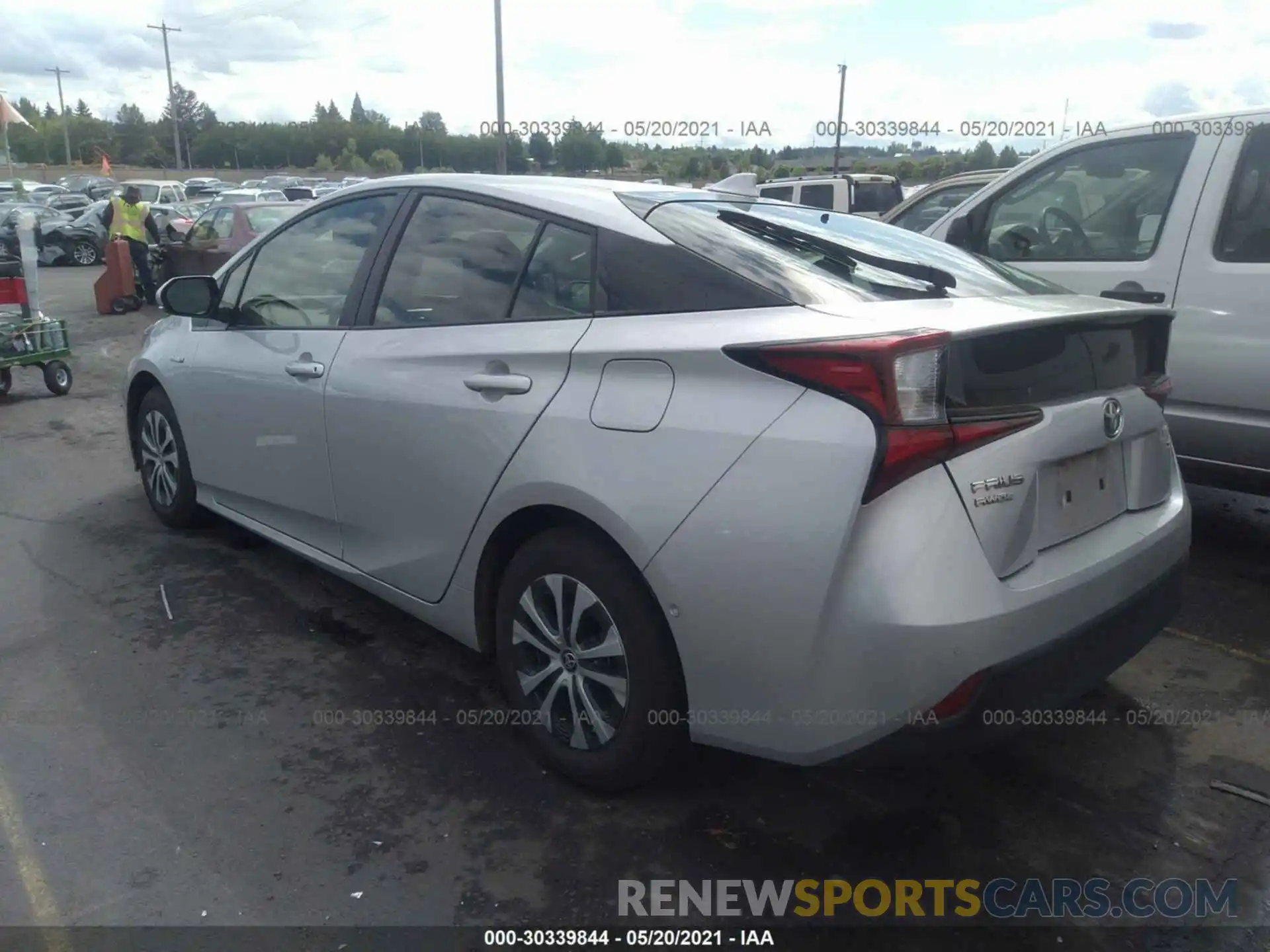 3 Photograph of a damaged car JTDL9RFUXK3010599 TOYOTA PRIUS 2019