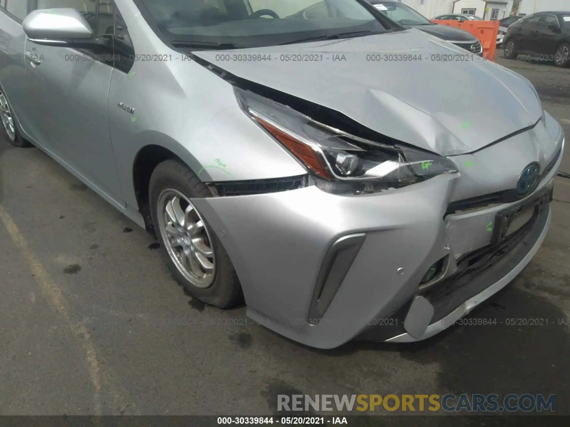 6 Photograph of a damaged car JTDL9RFUXK3010599 TOYOTA PRIUS 2019