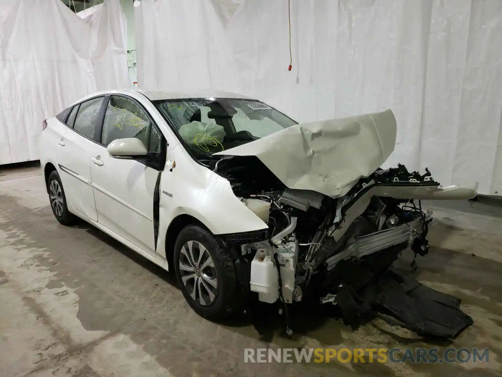 1 Photograph of a damaged car JTDL9RFUXK3011462 TOYOTA PRIUS 2019