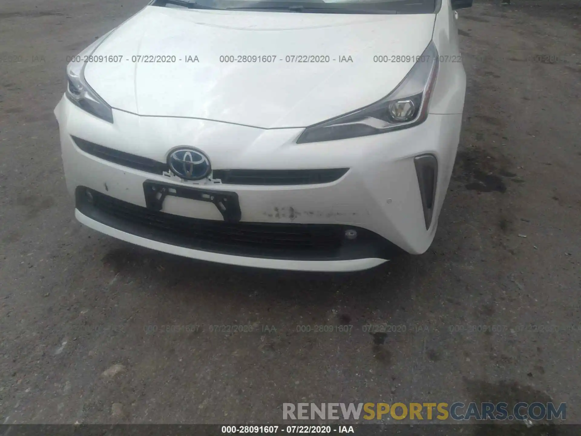 6 Фотография поврежденного автомобиля JTDL9RFUXK3011753 TOYOTA PRIUS 2019