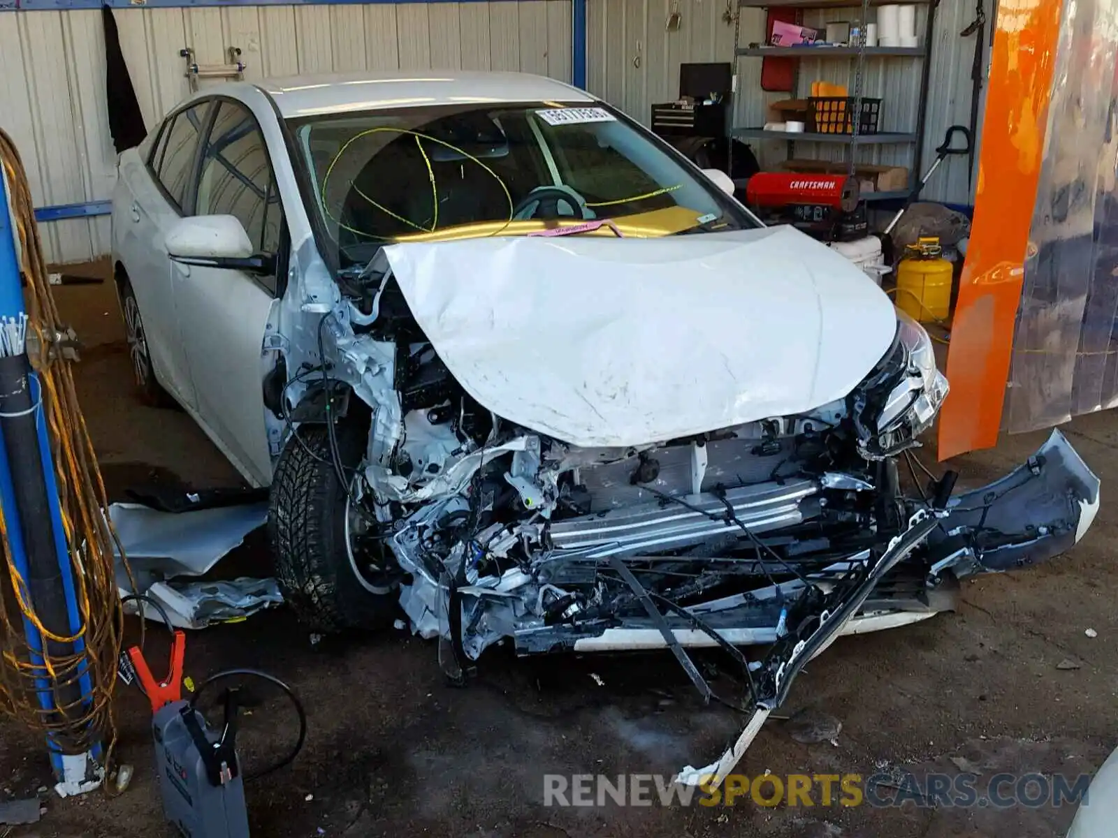 1 Photograph of a damaged car JTDL9RFUXK3012210 TOYOTA PRIUS 2019