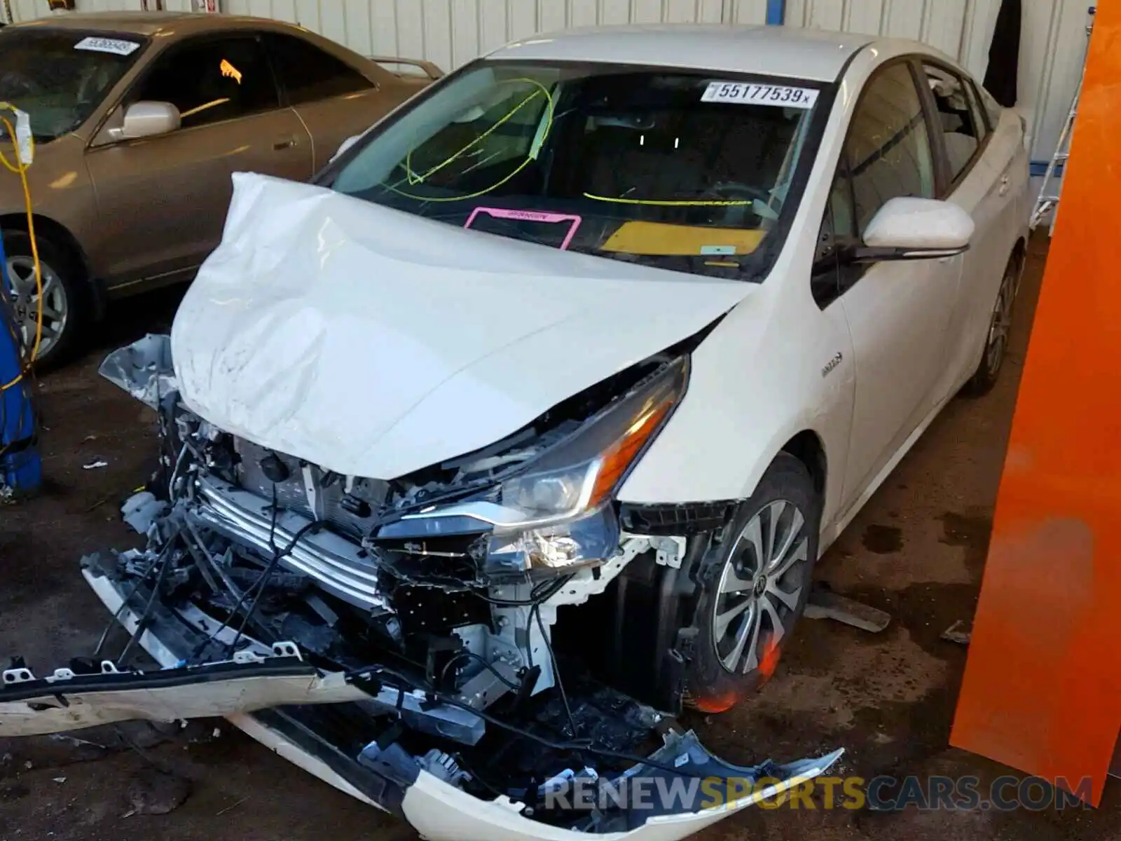 2 Photograph of a damaged car JTDL9RFUXK3012210 TOYOTA PRIUS 2019