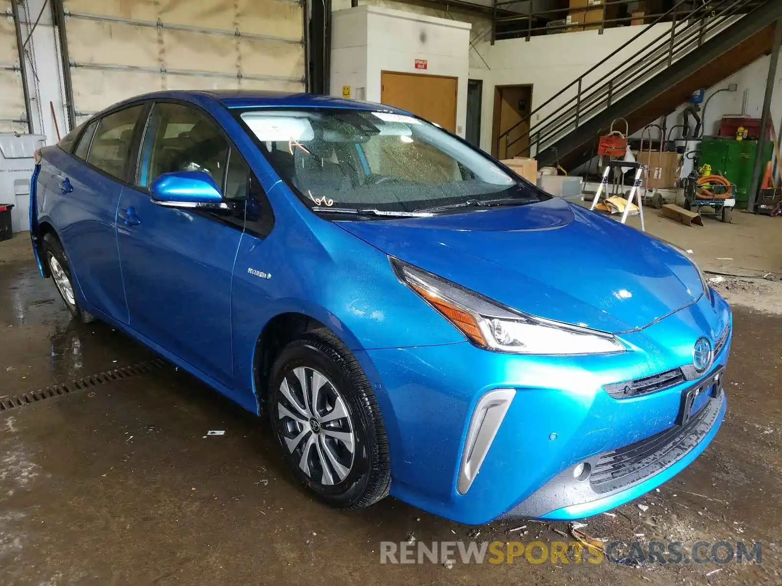 1 Photograph of a damaged car JTDL9RFUXK3012417 TOYOTA PRIUS 2019